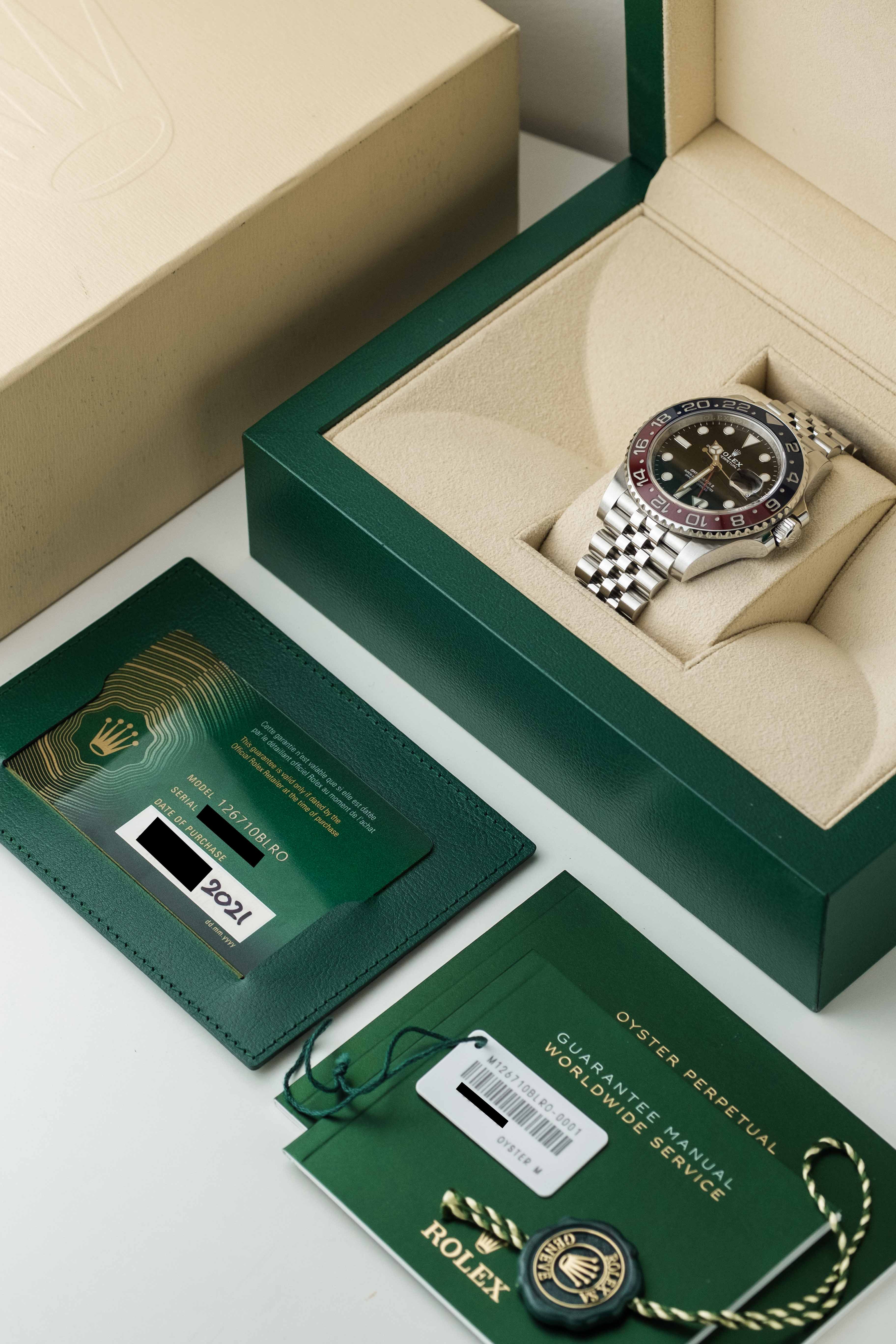 Rolex GMT-Master II Ref. 126710BLRO 'Pepsi' 2021 w/ Box & Papers