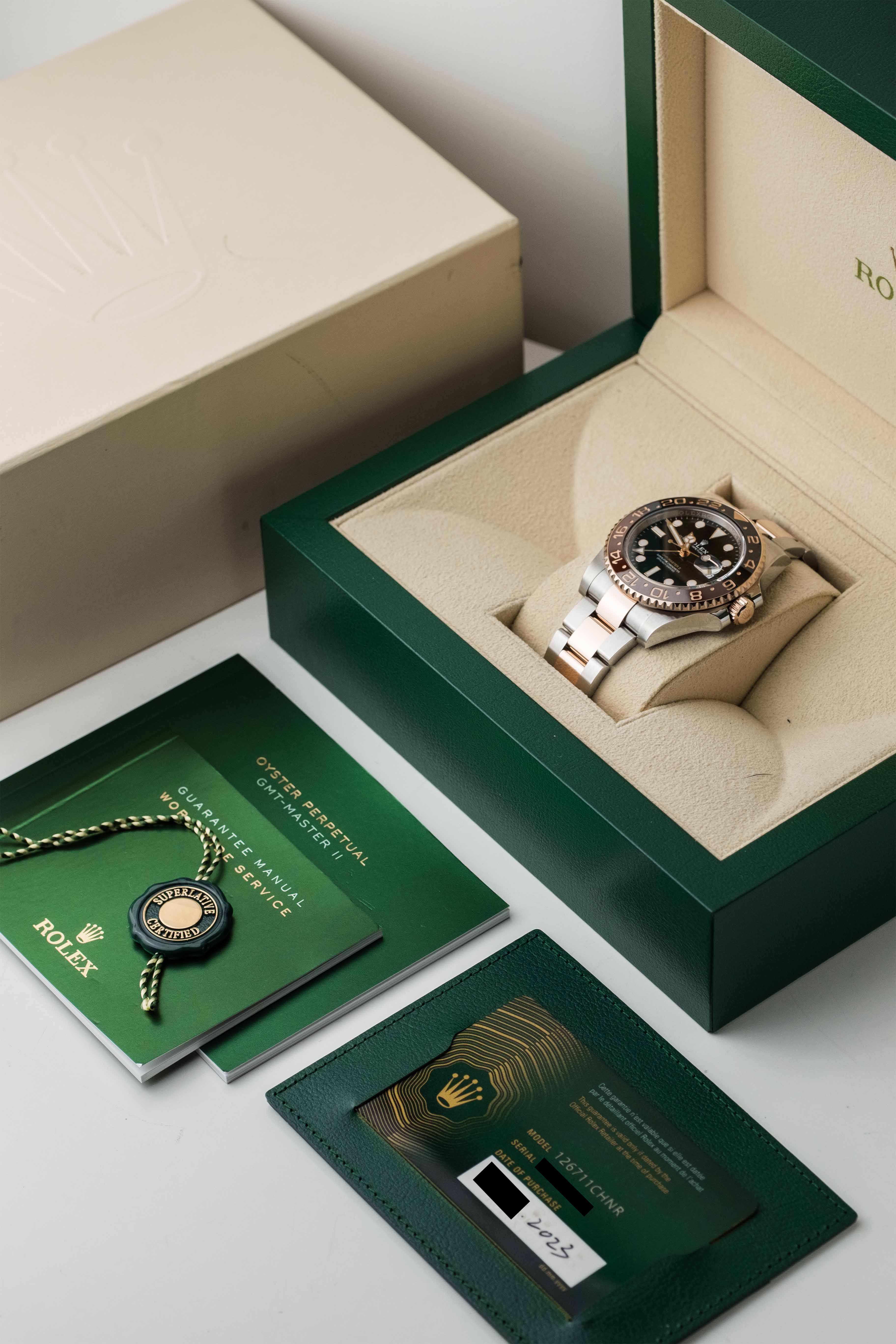Rolex GMT-Master II Ref. 126711CHNR 2023 'Rootbeer' w/ Box & Papers