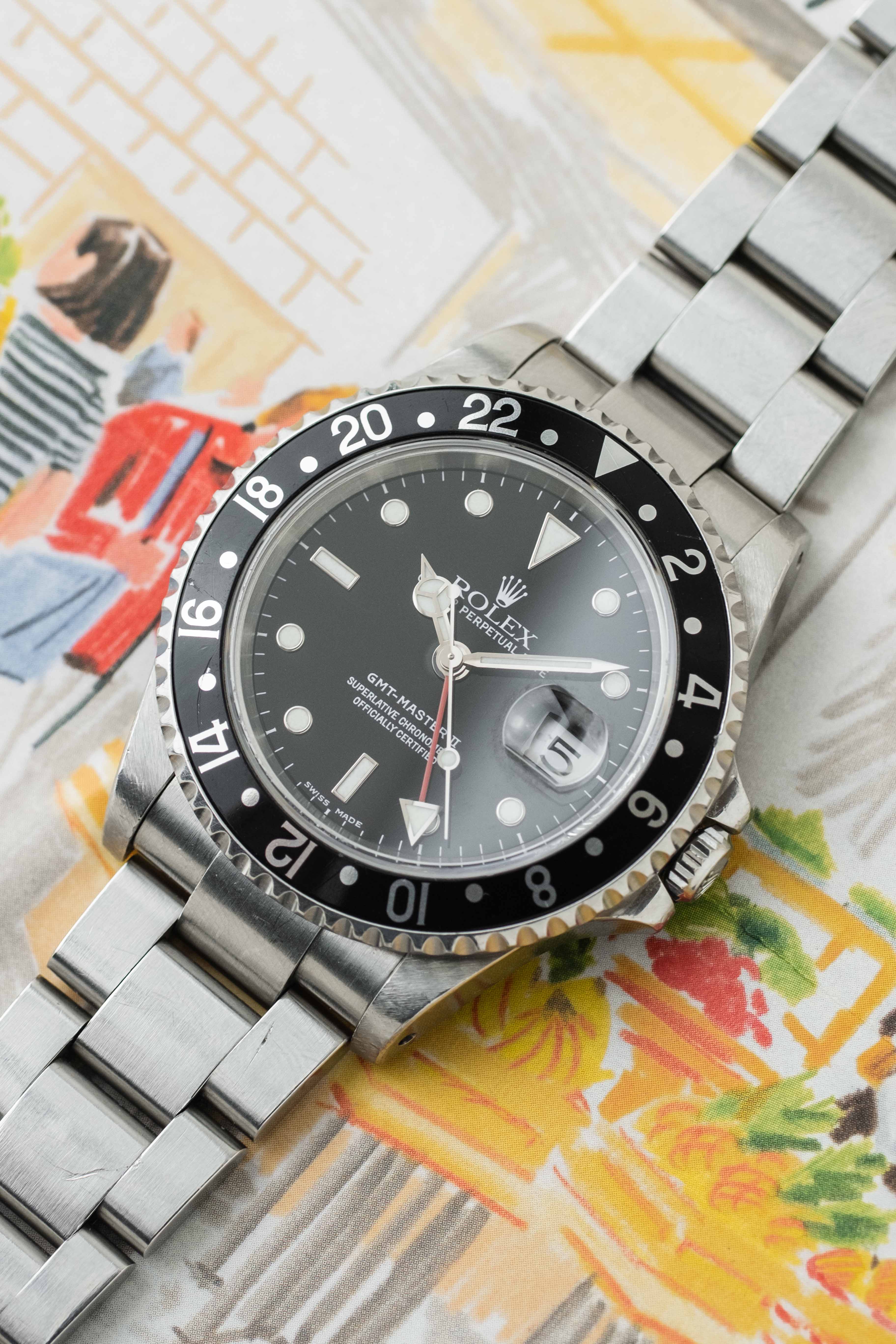 Rolex GMT-Master II Ref. 16710 'Black' 2000 w/ Box & Papers