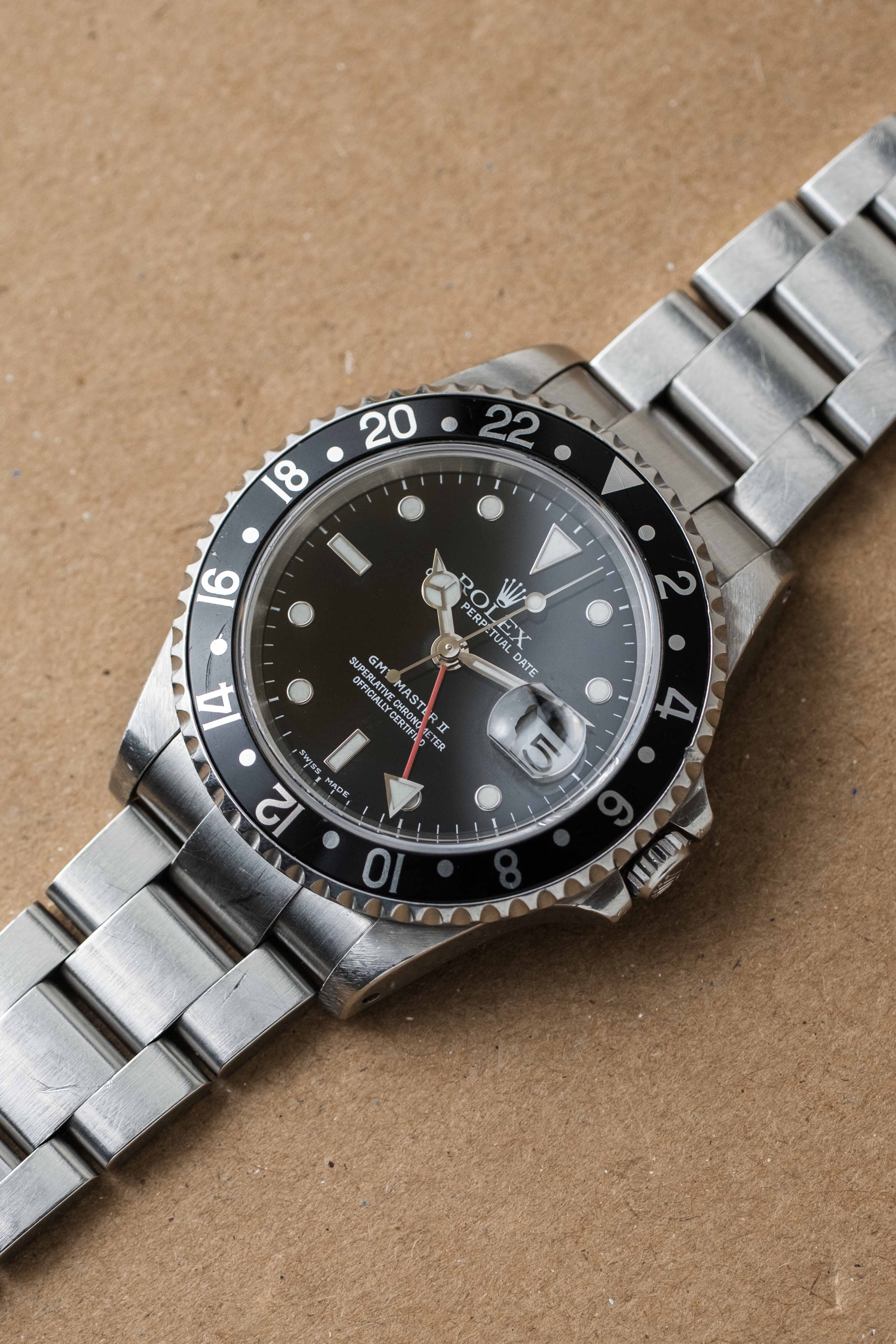 Rolex GMT-Master II Ref. 16710 'Black' 2000 w/ Box & Papers