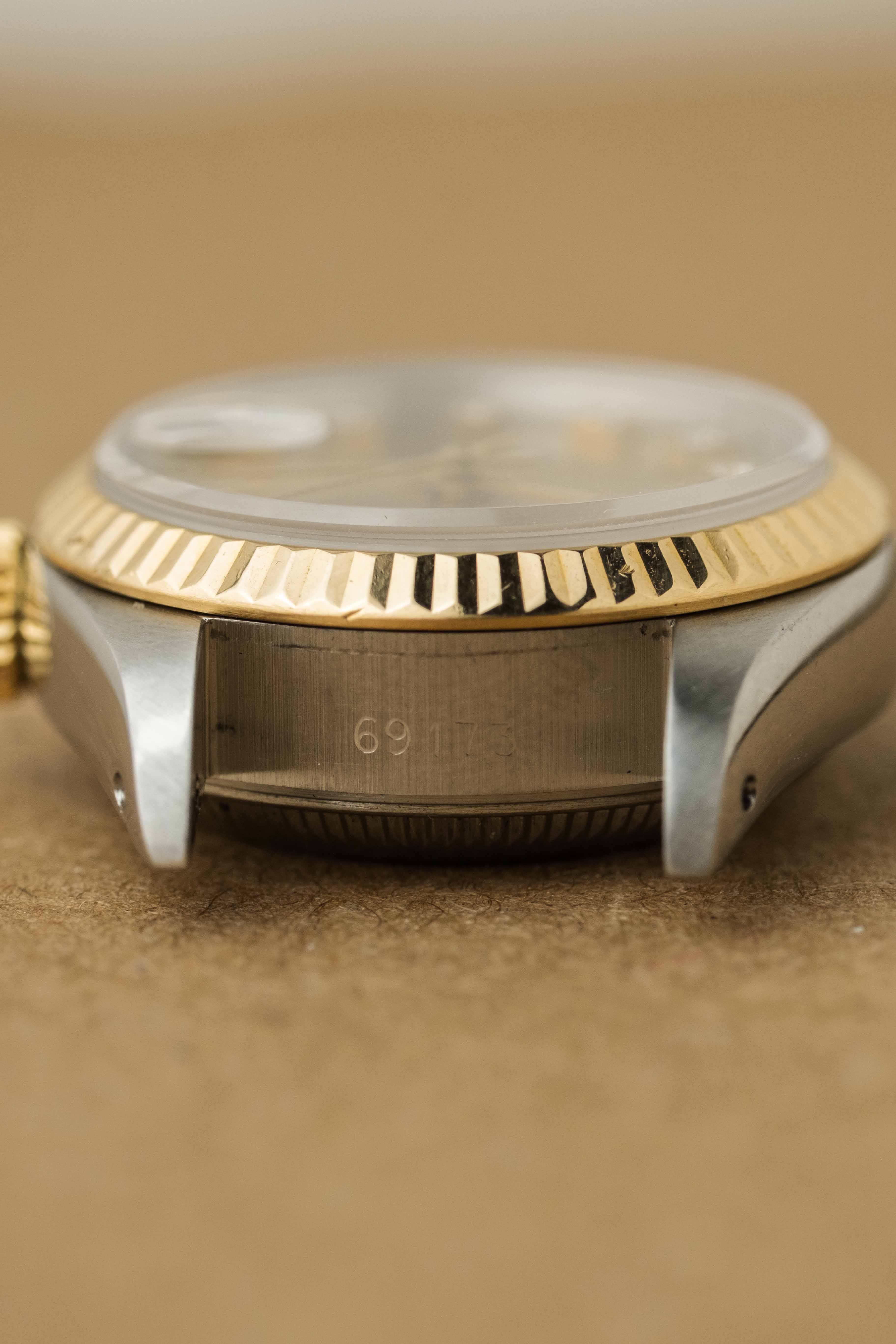 Rolex Lady-Datejust Ref. 69173G 'Champagne Diamond' Dial 1990