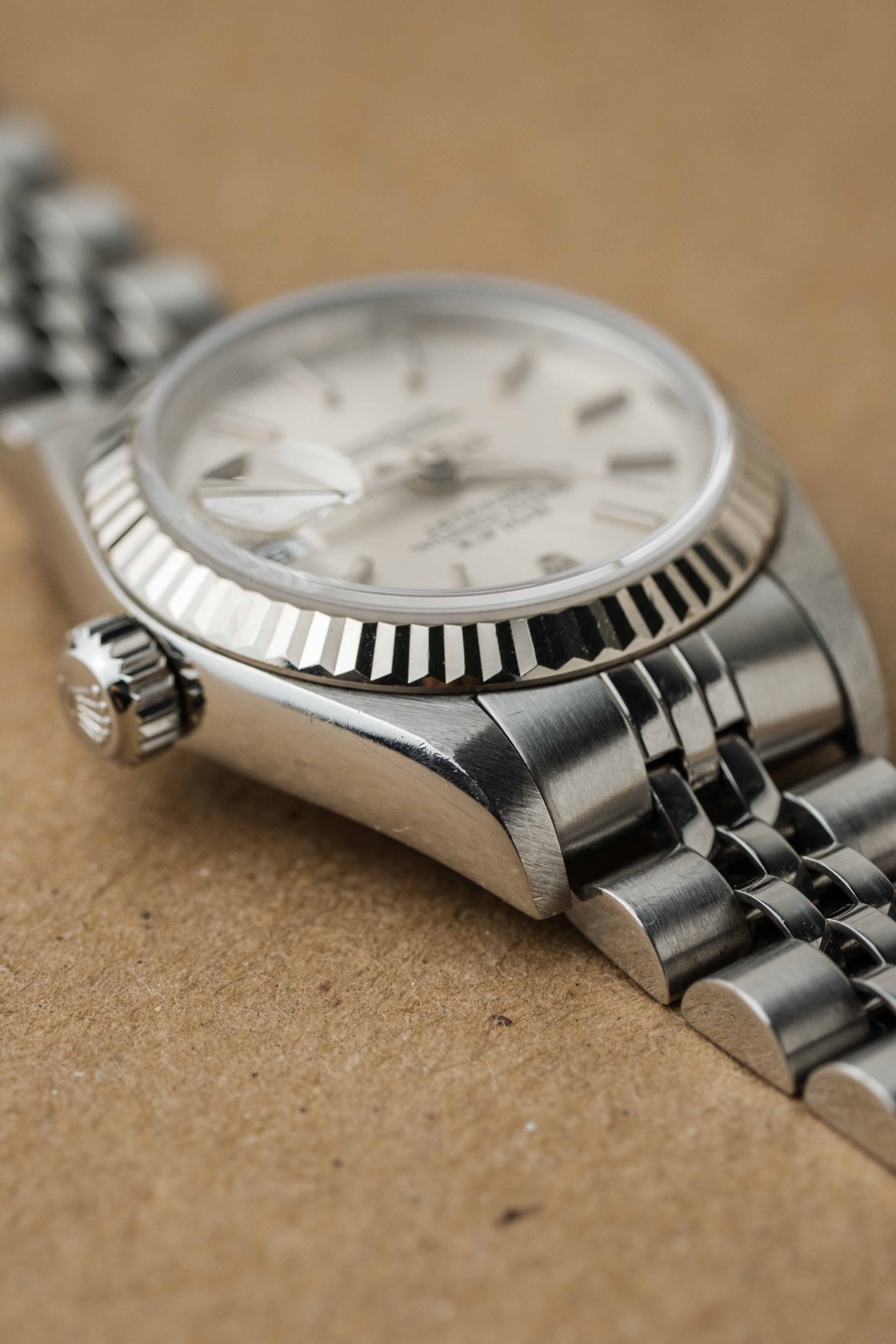 Rolex Lady-Datejust Ref. 79174 ‘Silver Stick’ Dial 2001 w/ Box & Papers