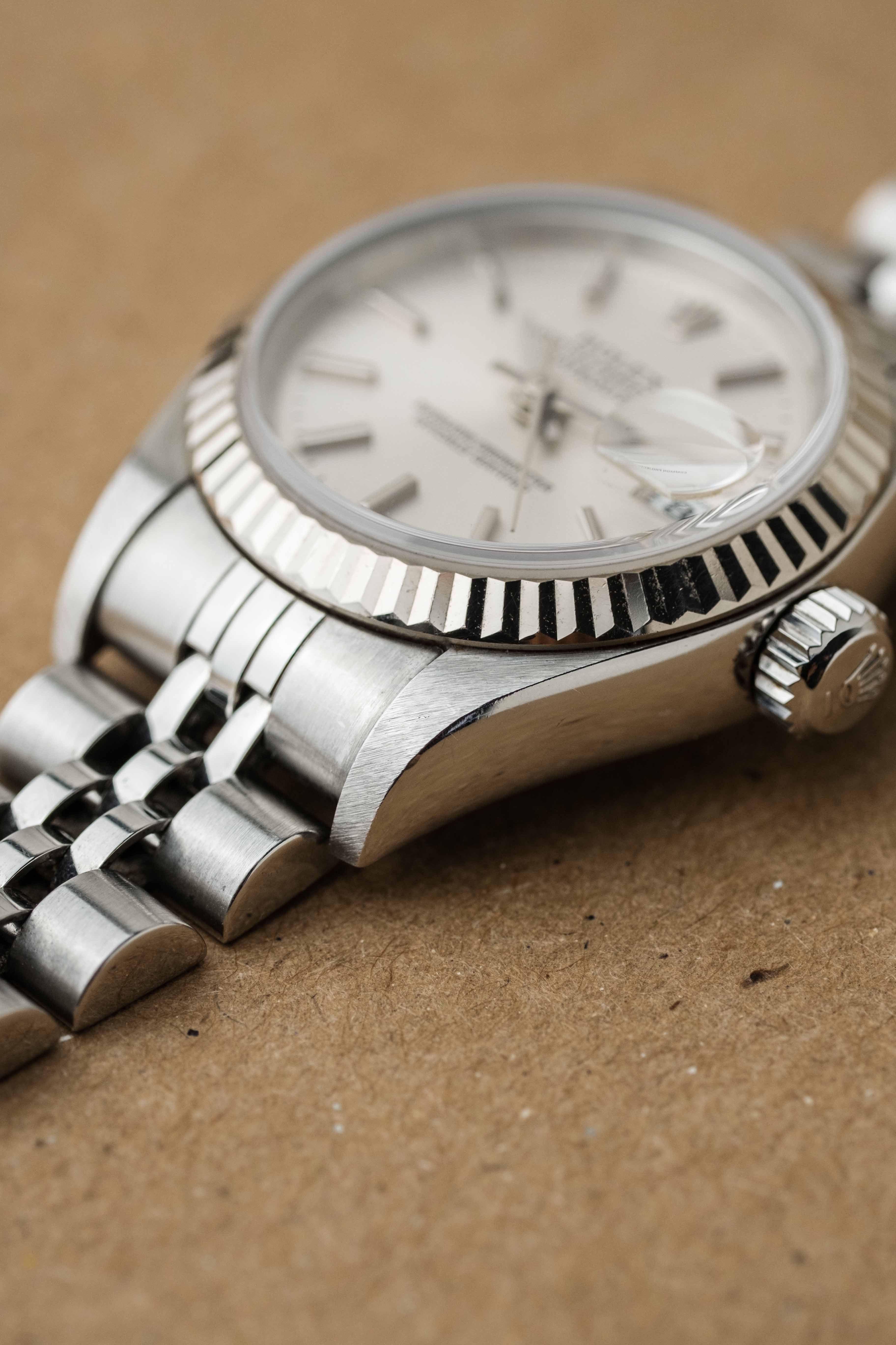 Rolex Lady-Datejust Ref. 79174 ‘Silver Stick’ Dial 2001 w/ Box & Papers