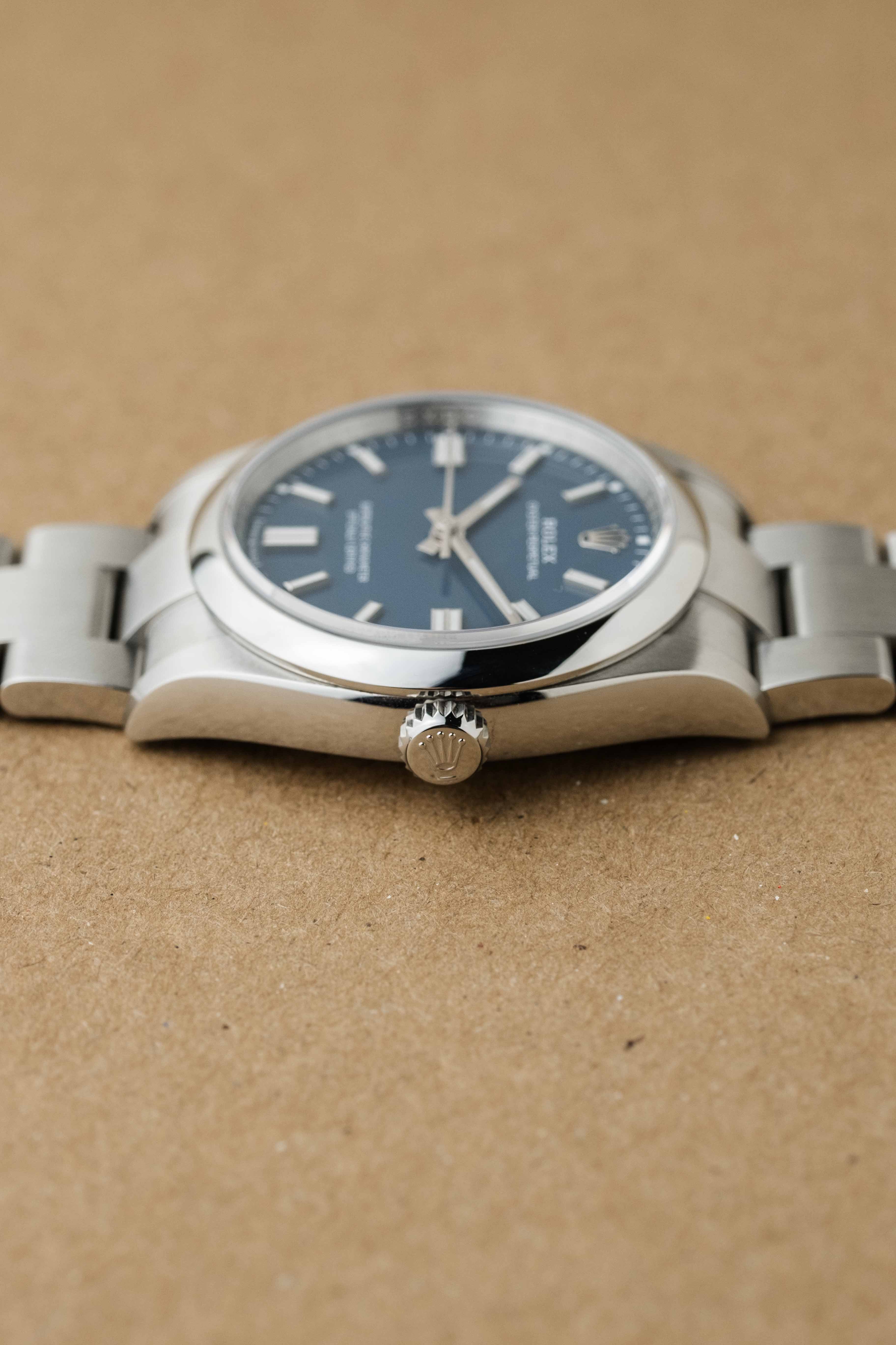 Rolex Oyster Perpetual 36 Ref. 126000 'Matte Blue' Dial 2025 w/ Box & Papers