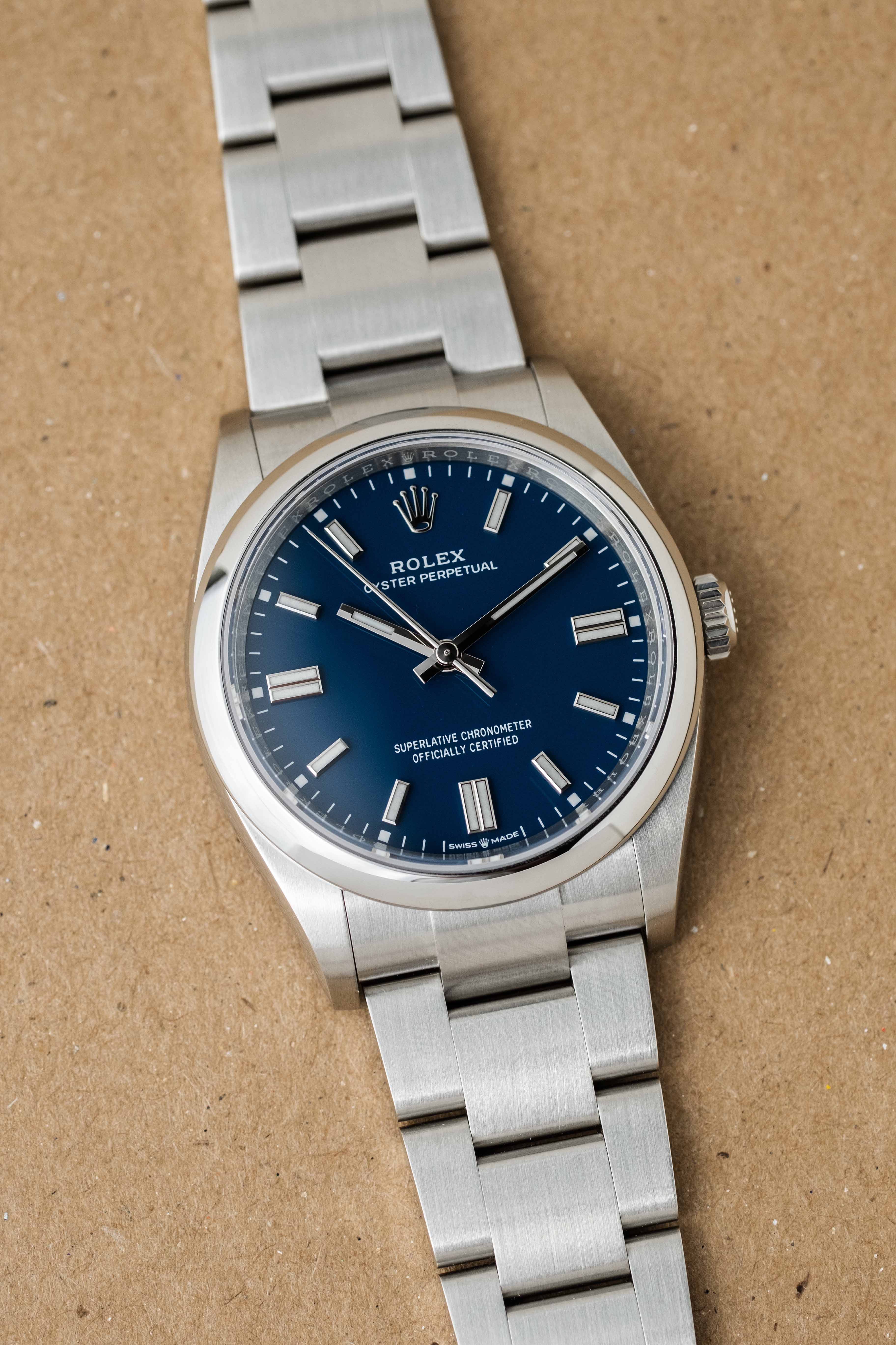 Rolex Oyster Perpetual 36 Ref. 126000 'Matte Blue' Dial 2025 w/ Box & Papers