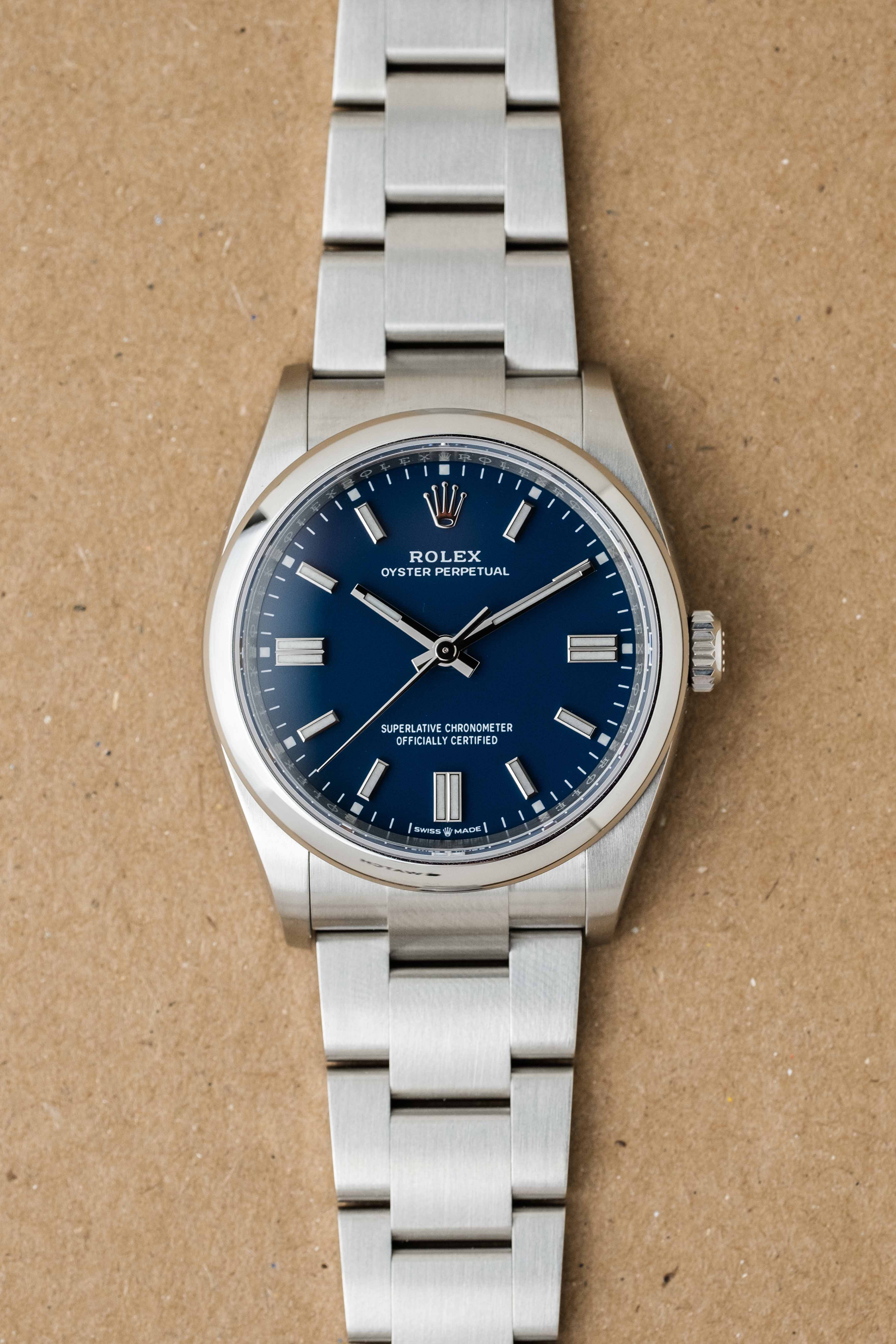 Rolex Oyster Perpetual 36 Ref. 126000 'Matte Blue' Dial 2025 w/ Box & Papers