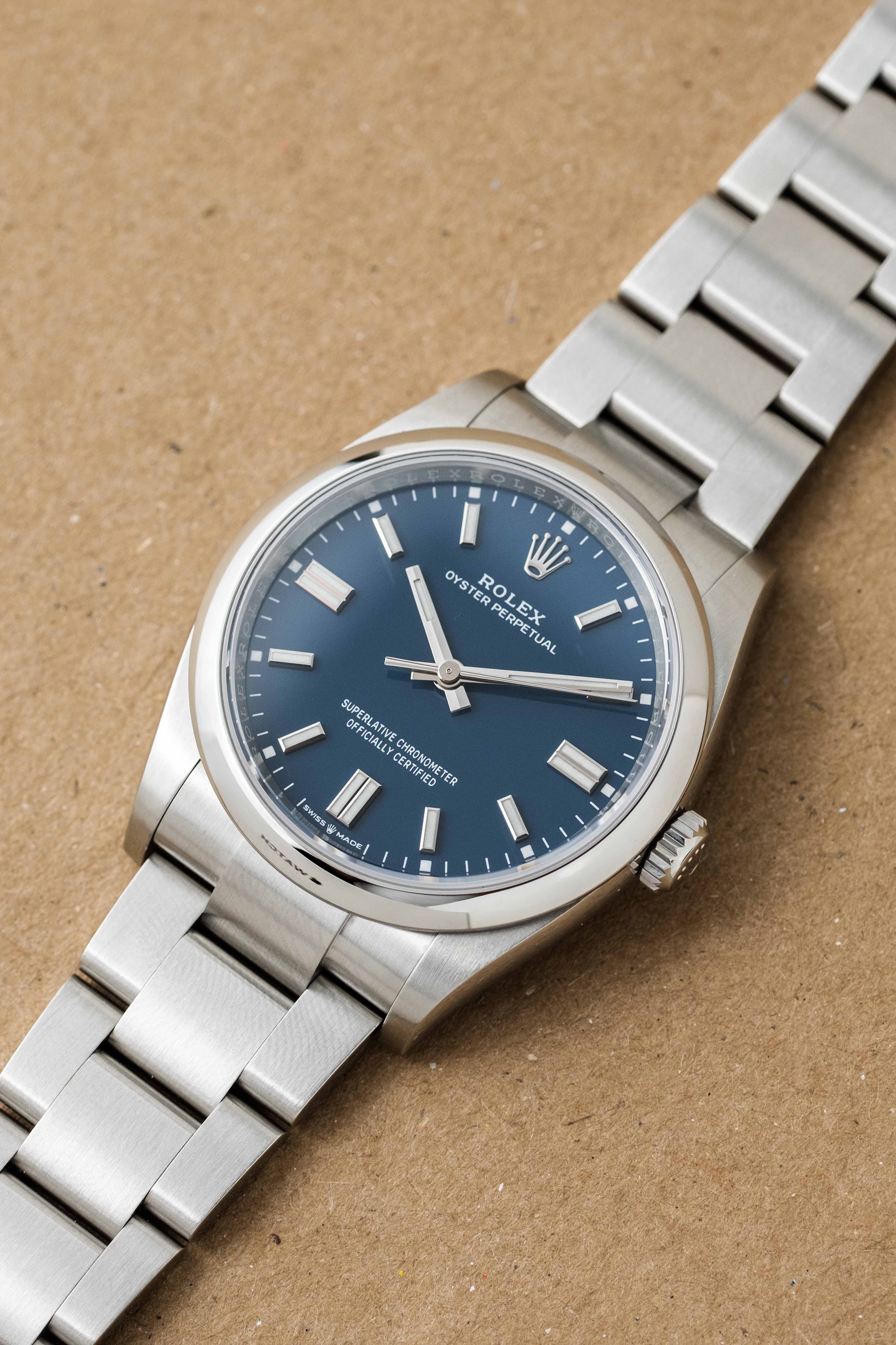 Rolex Oyster Perpetual 36 Ref. 126000 'Matte Blue' Dial 2025 w/ Box & Papers