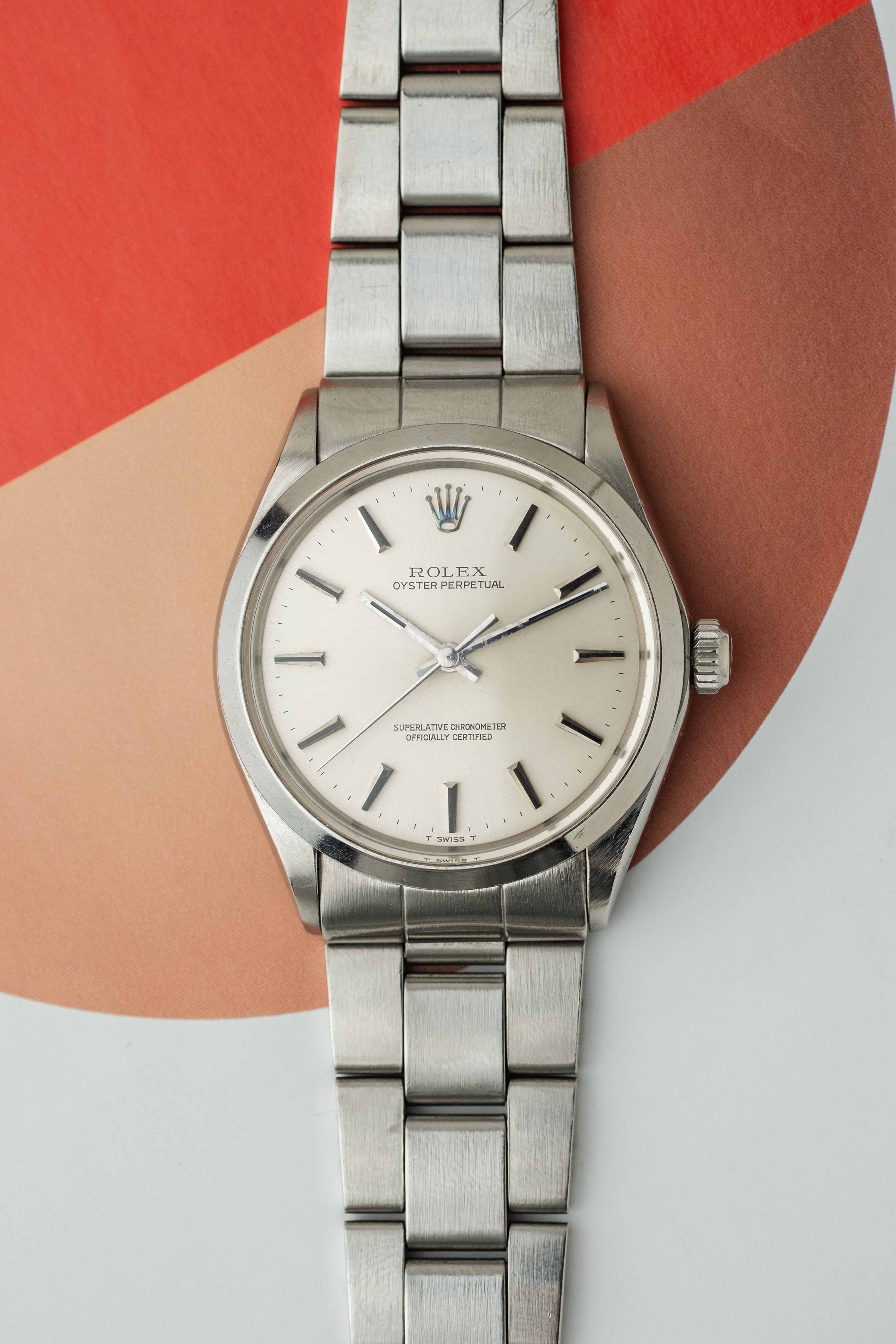 Rolex Oyster Perpetual Ref. 1002 1970 'Silver' Dial w/ Box