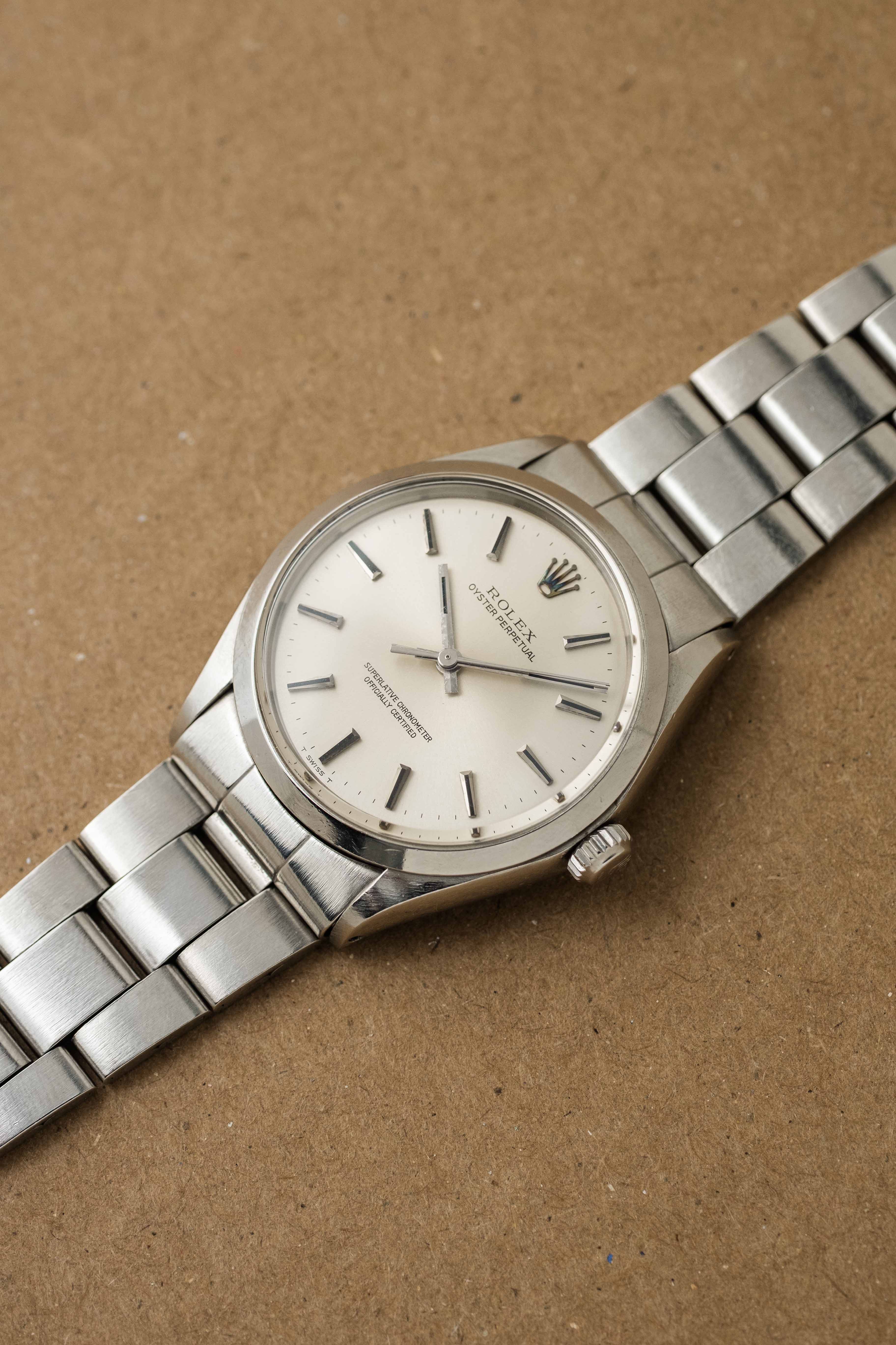 Rolex Oyster Perpetual Ref. 1002 1970 'Silver' Dial w/ Box