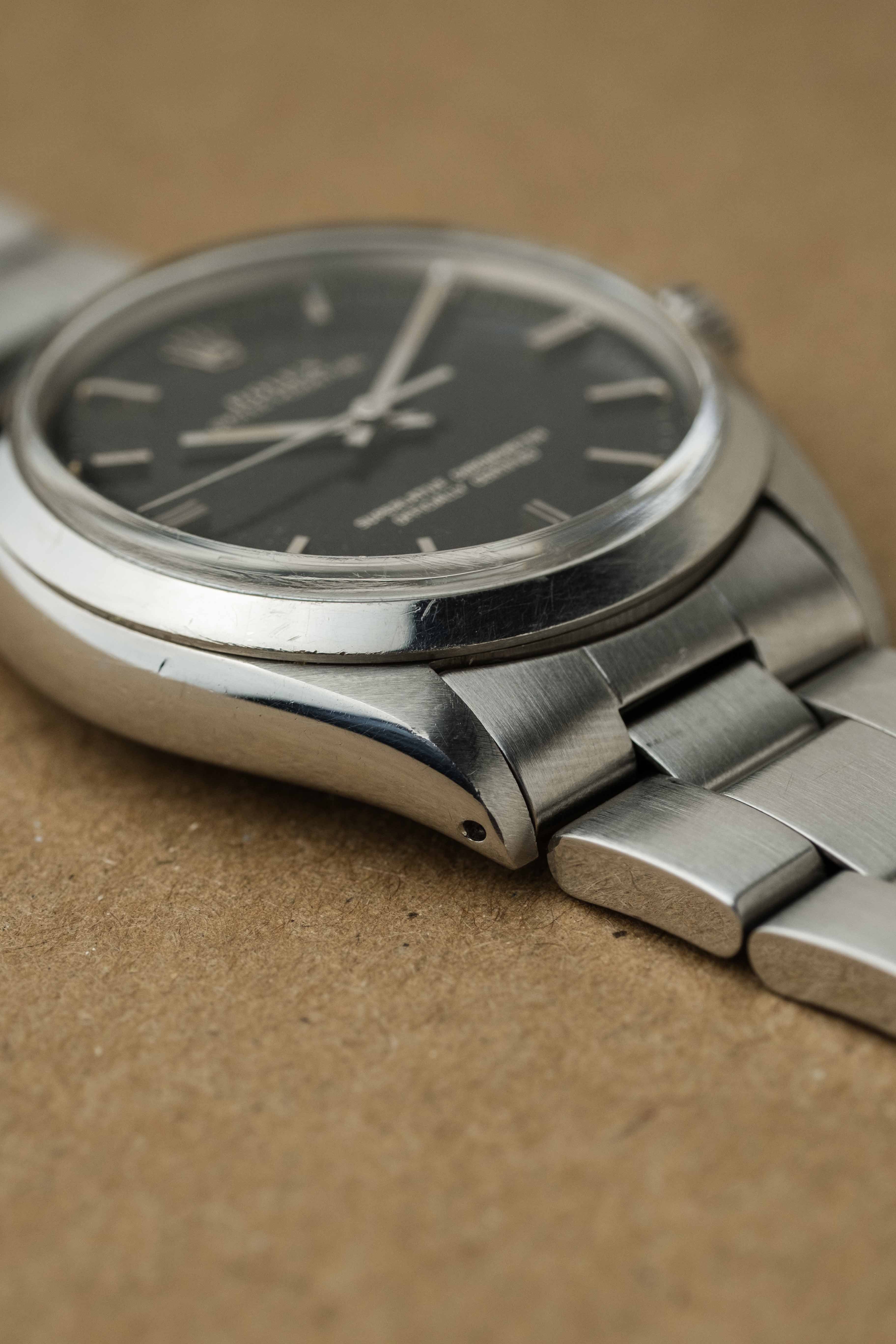 Rolex Oyster Perpetual Ref. 1002 1975 'Black Bark' Dial