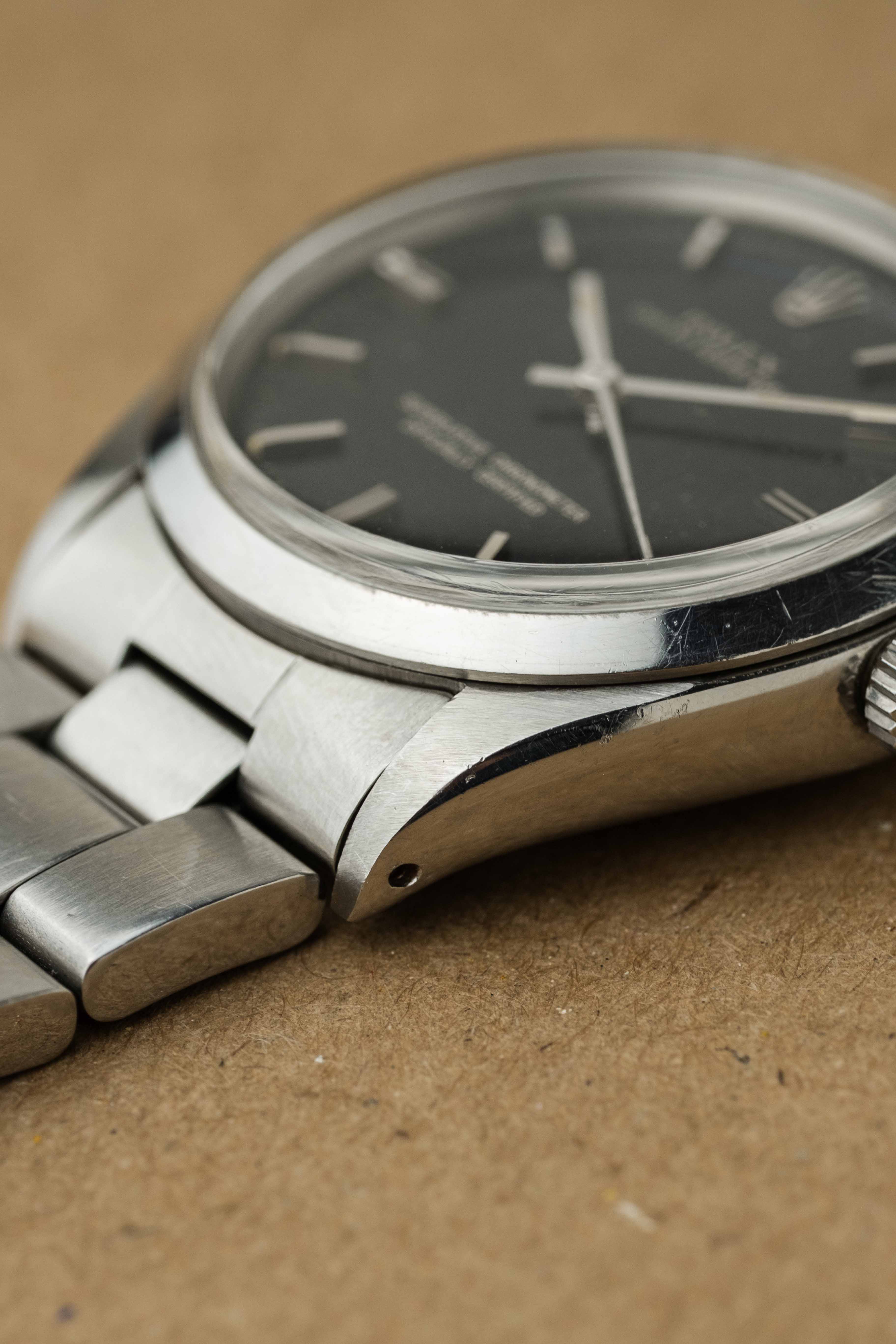 Rolex Oyster Perpetual Ref. 1002 1975 'Black Bark' Dial