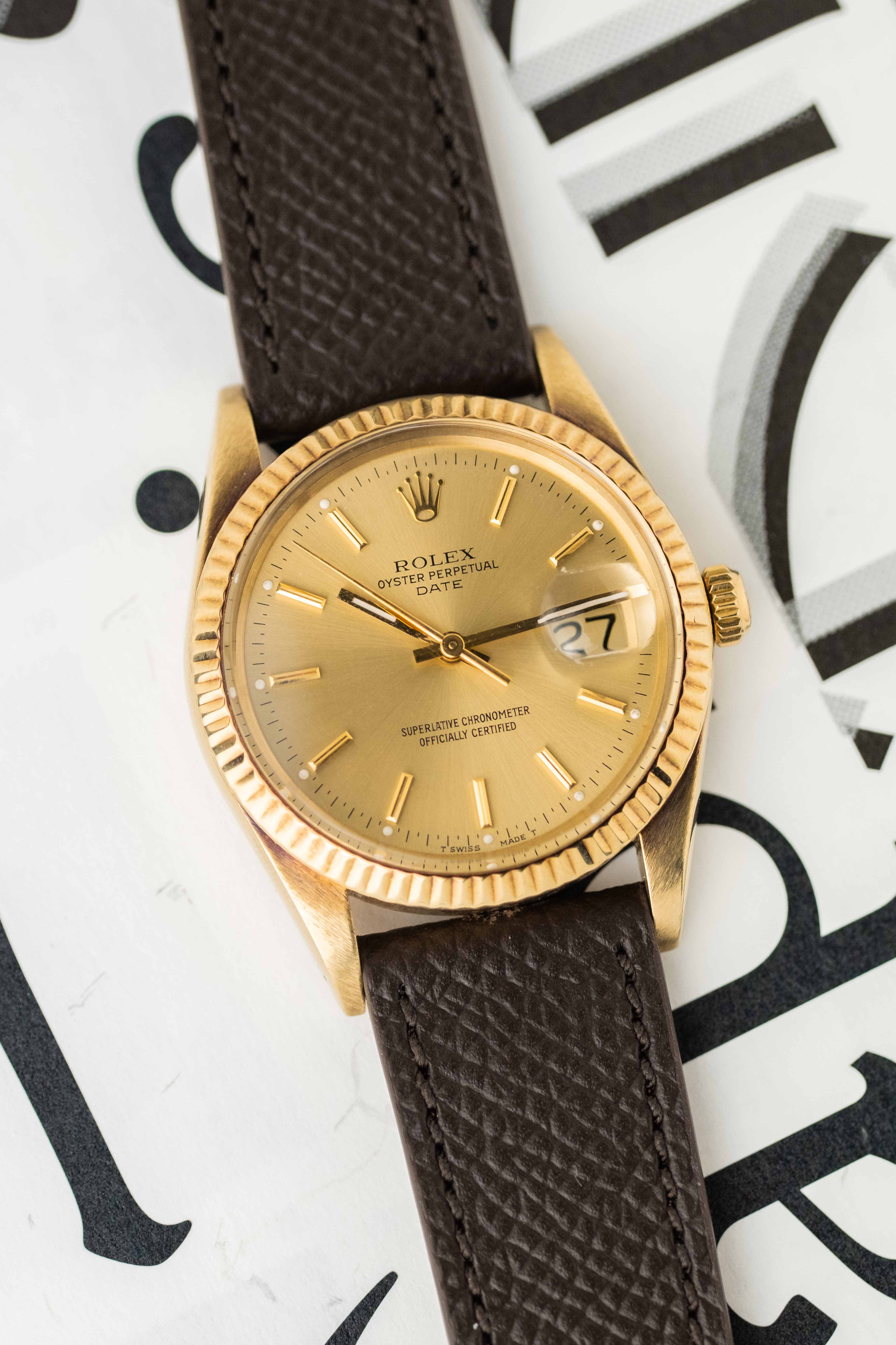 Rolex Oyster Perpetual Date Ref. 15037 1986