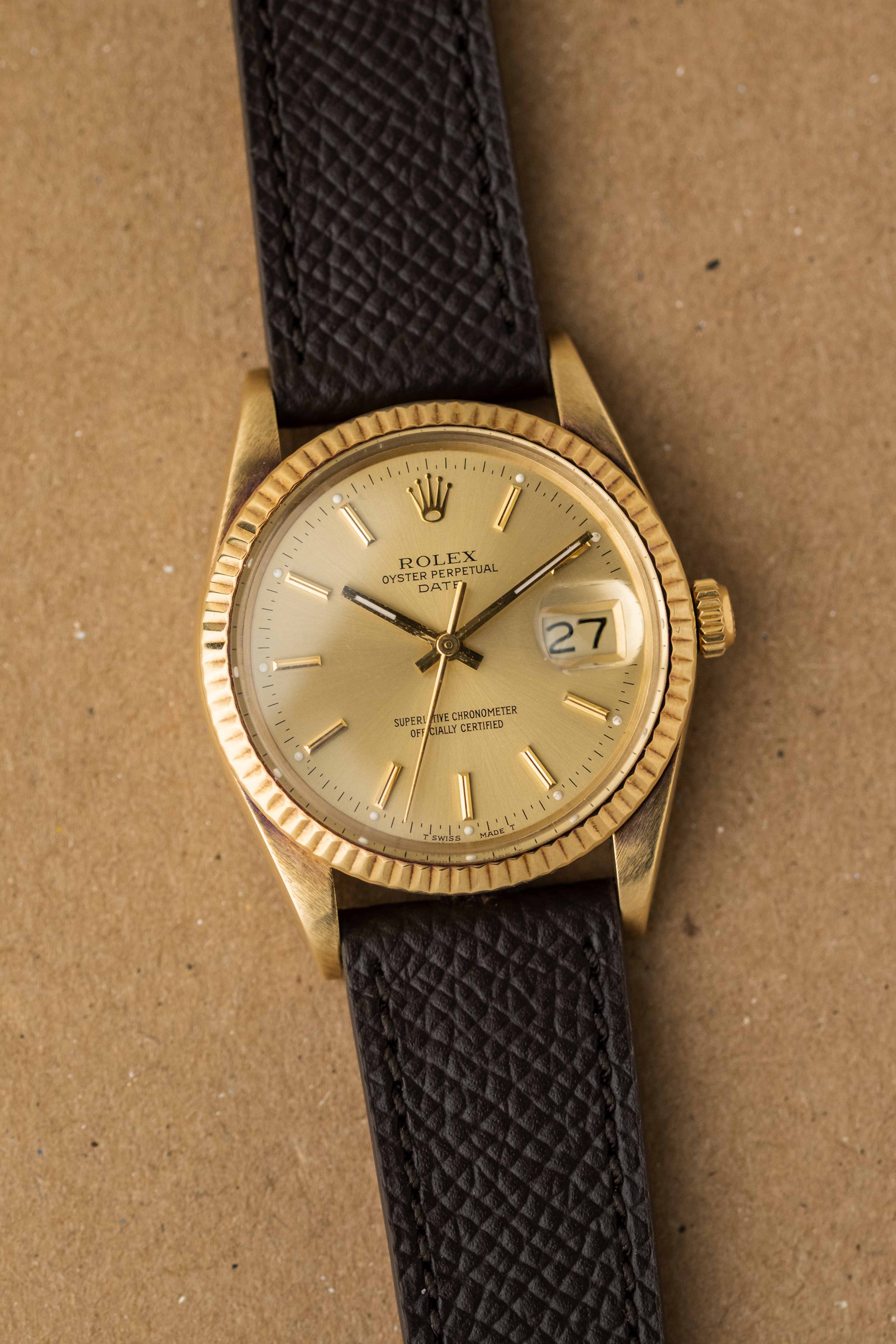 Rolex Oyster Perpetual Date Ref. 15037 1986