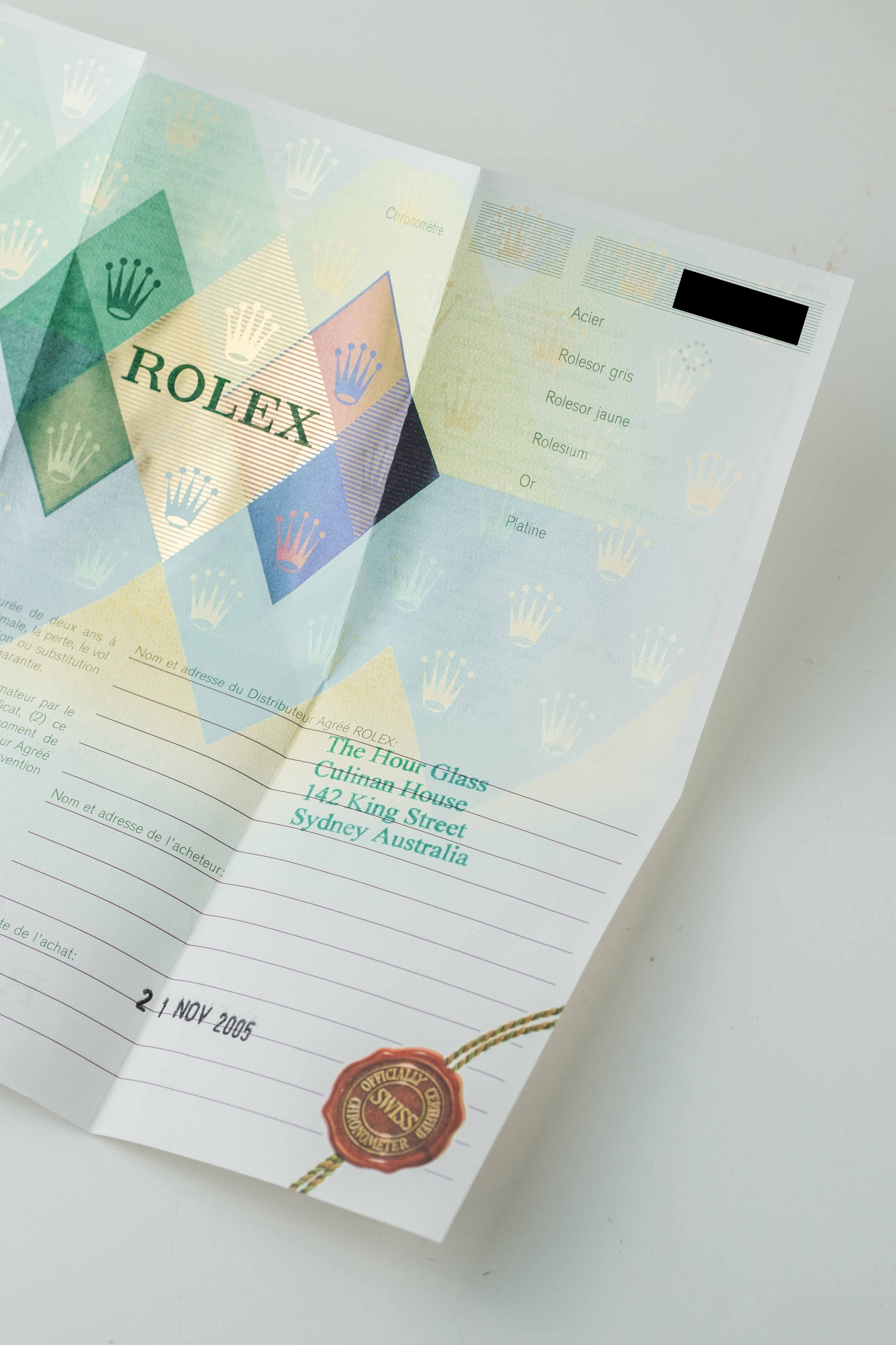 Rolex Submariner Date Ref. 16610LV 'Kermit' 2005 w/ Box & Papers