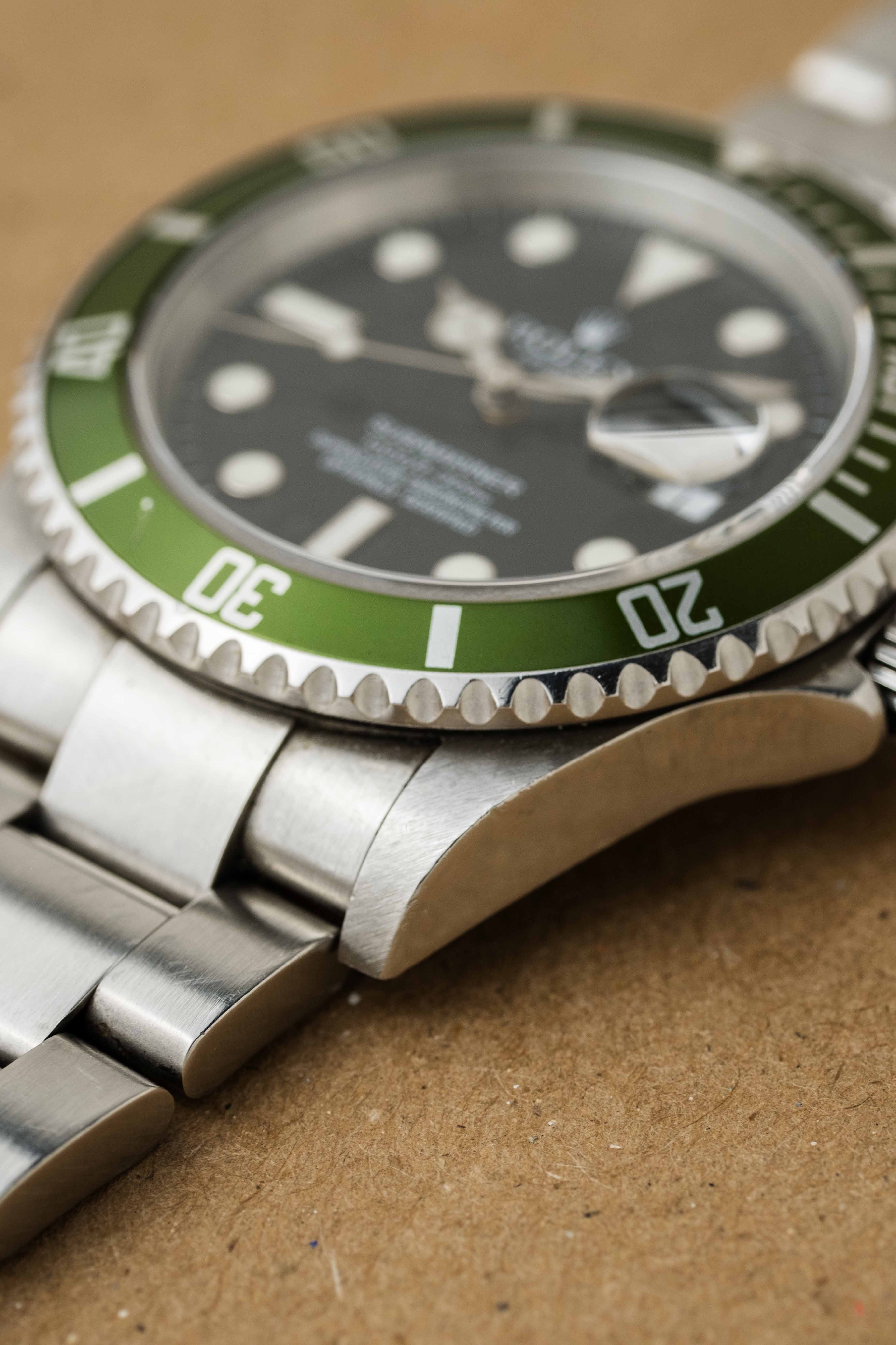 Rolex Submariner Date Ref. 16610LV 'Kermit' 2005 w/ Box & Papers