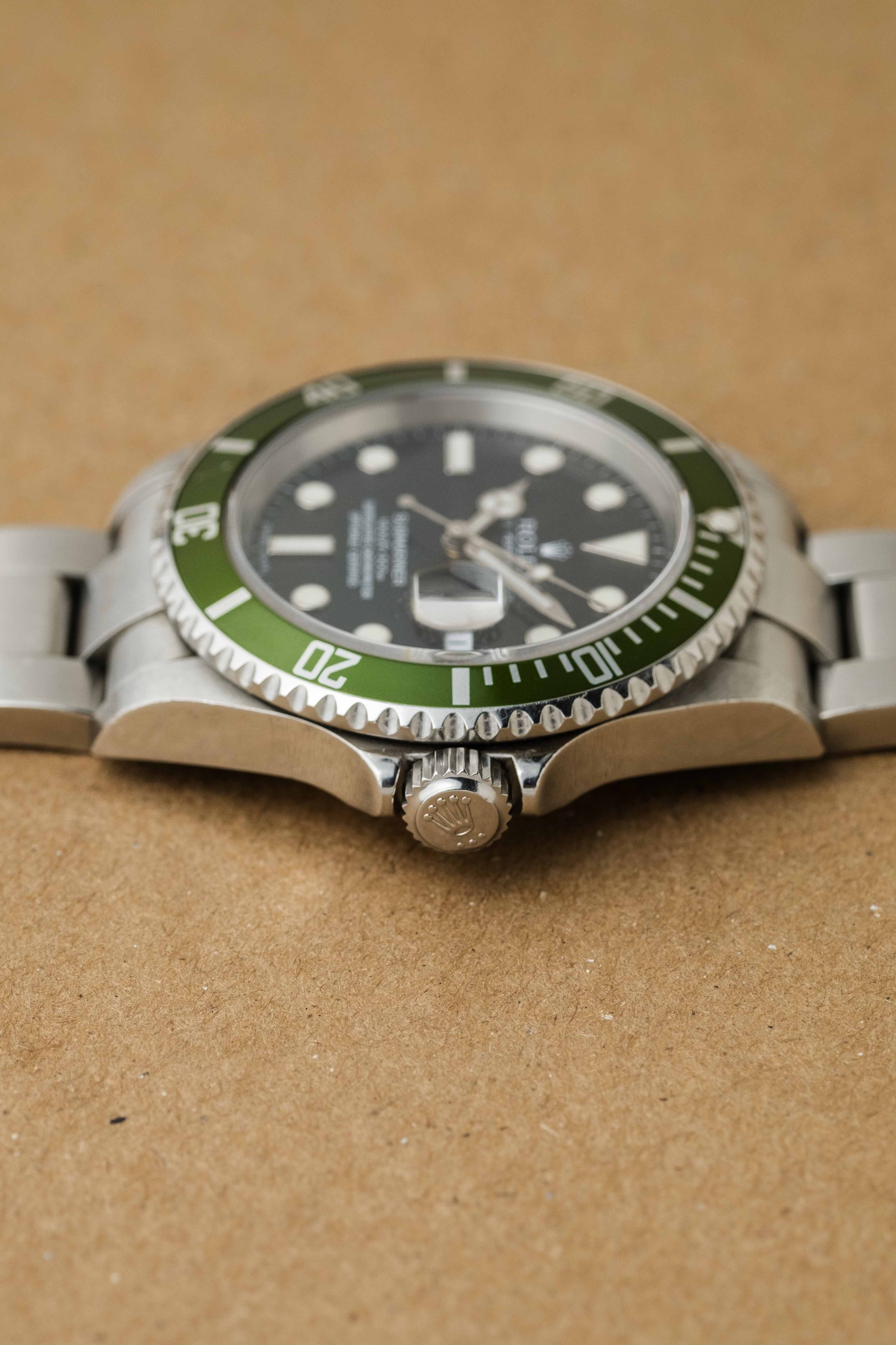 Rolex Submariner Date Ref. 16610LV 'Kermit' 2005 w/ Box & Papers