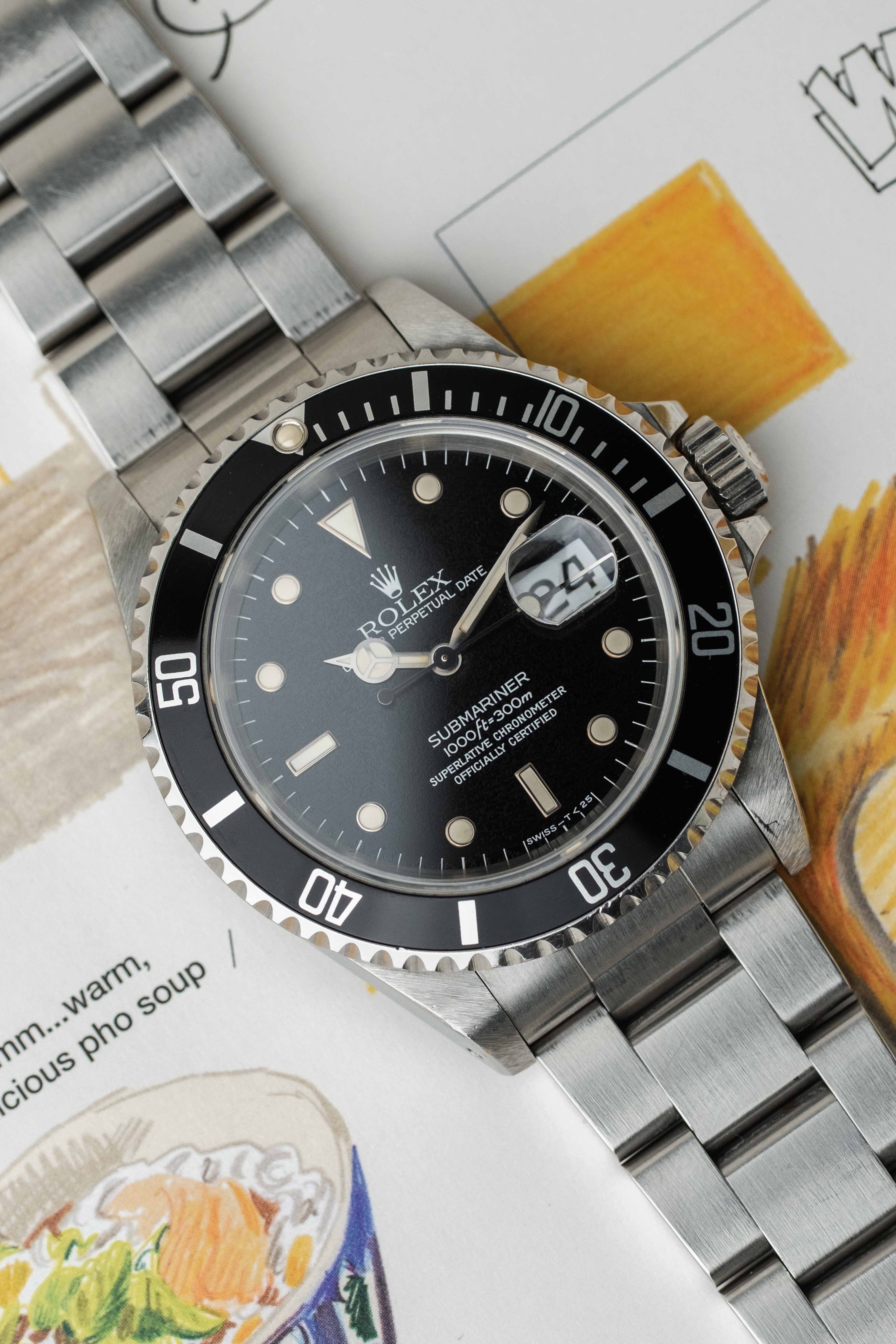 Rolex Submariner Date Ref. 16610 ‘Bubble’ Dial 1995