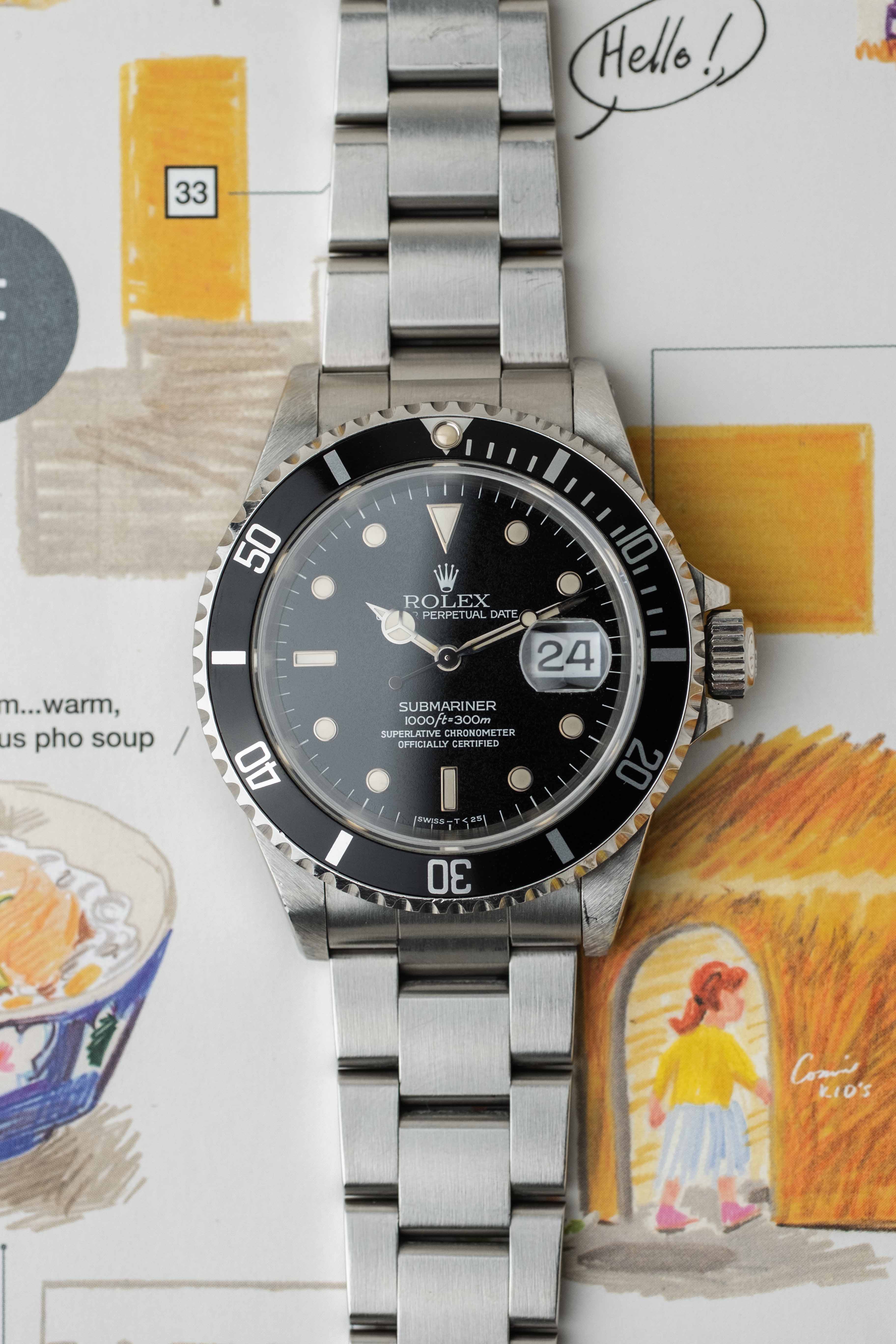 Rolex Submariner Date Ref. 16610 ‘Bubble’ Dial 1995