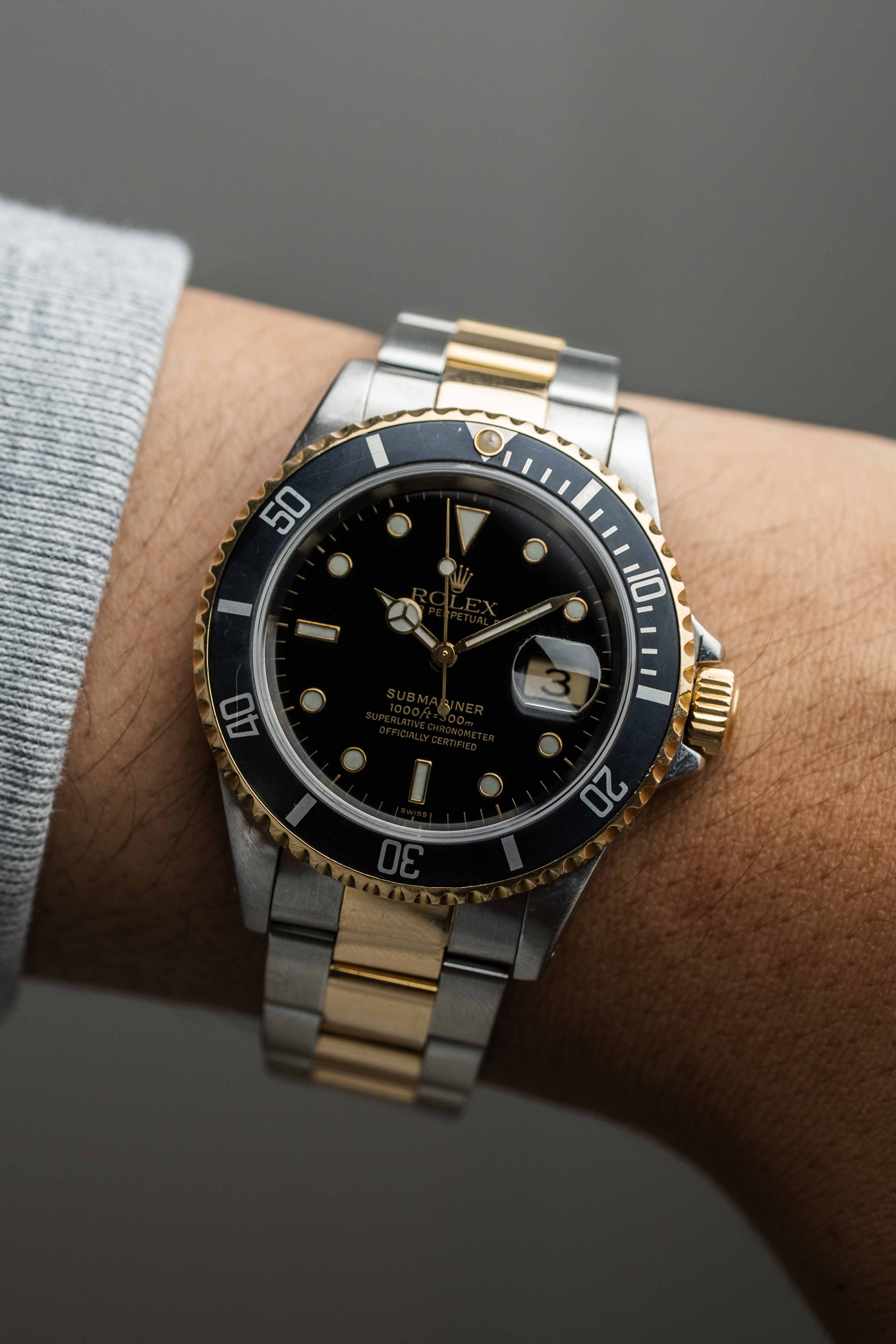Rolex Submariner Date Ref. 16613 'Black' Dial 1999 w/ Box & Papers