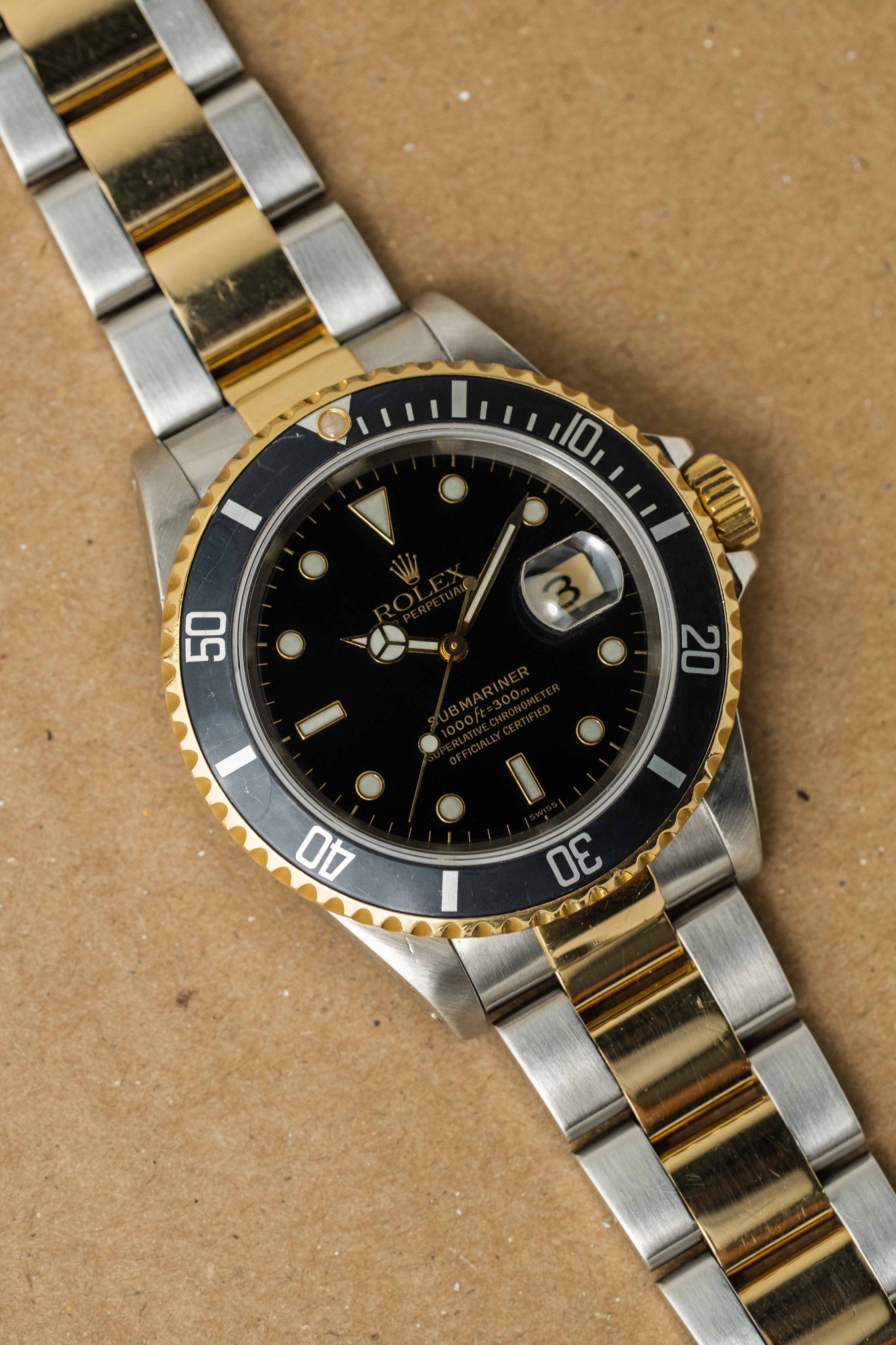 Rolex Submariner Date Ref. 16613 'Black' Dial 1999 w/ Box & Papers