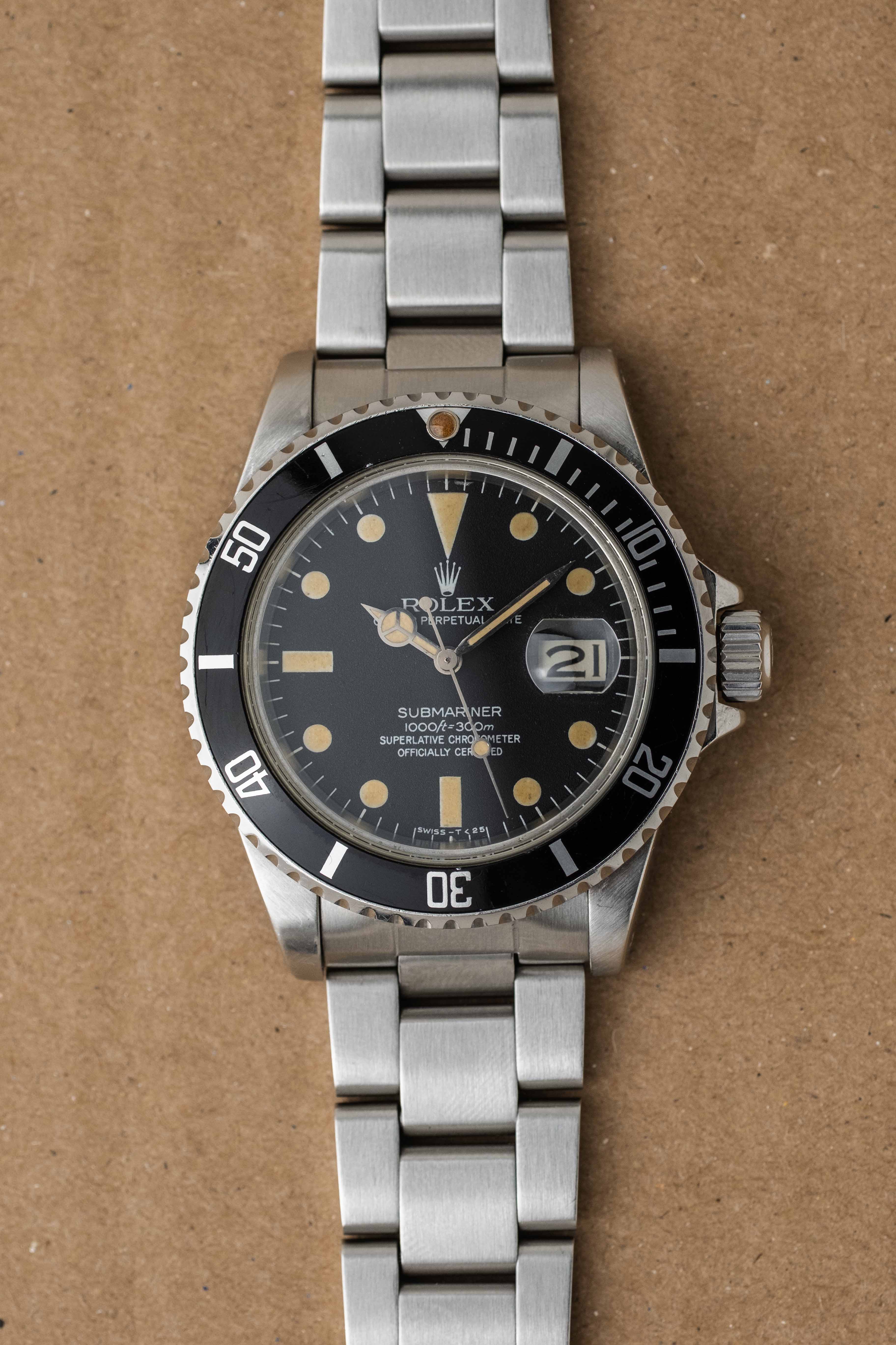 Rolex Submariner Date Ref. 16800 'Matte' Dial 1983