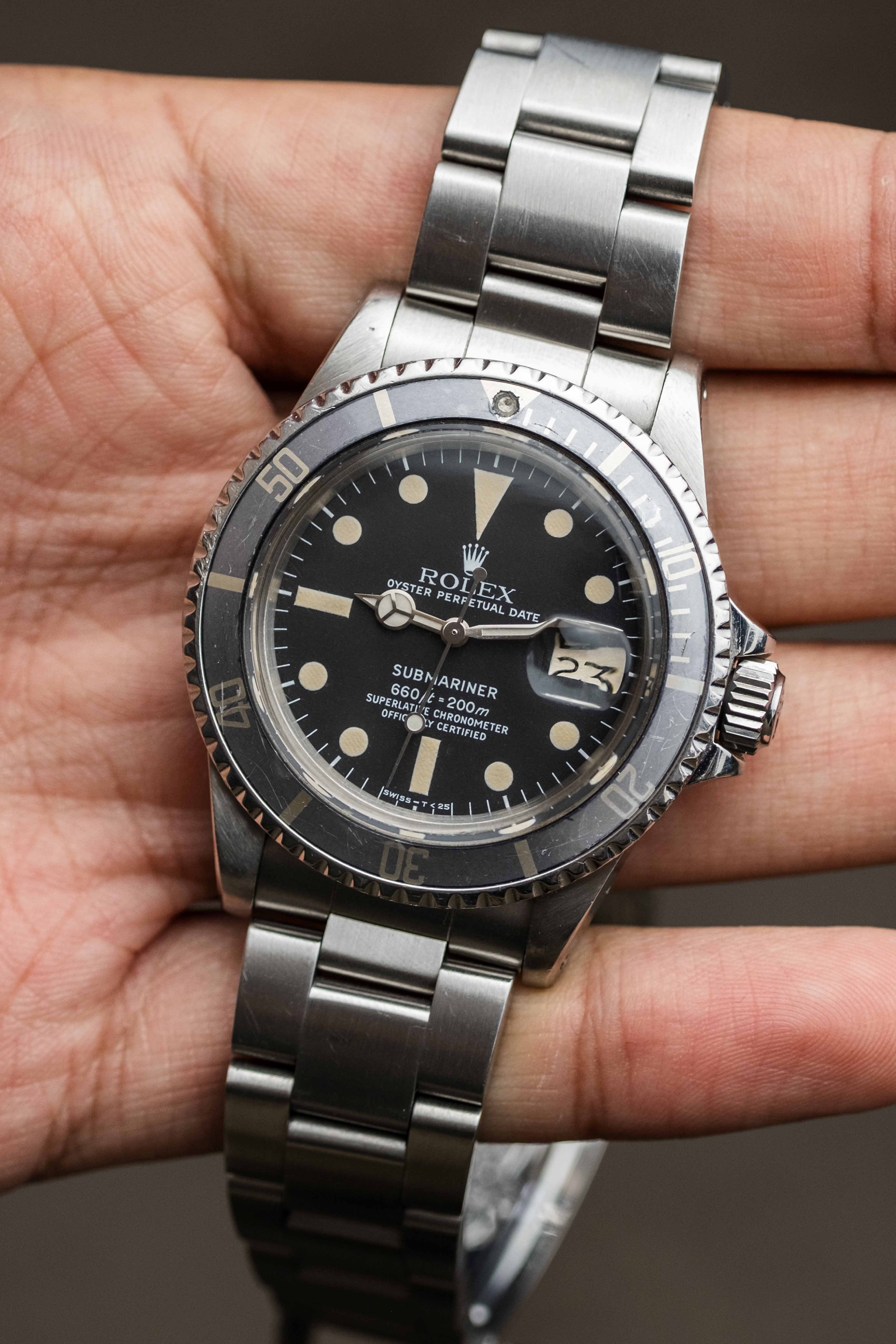 Rolex Submariner Date Ref. 1680 'Ghost' Bezel 1979