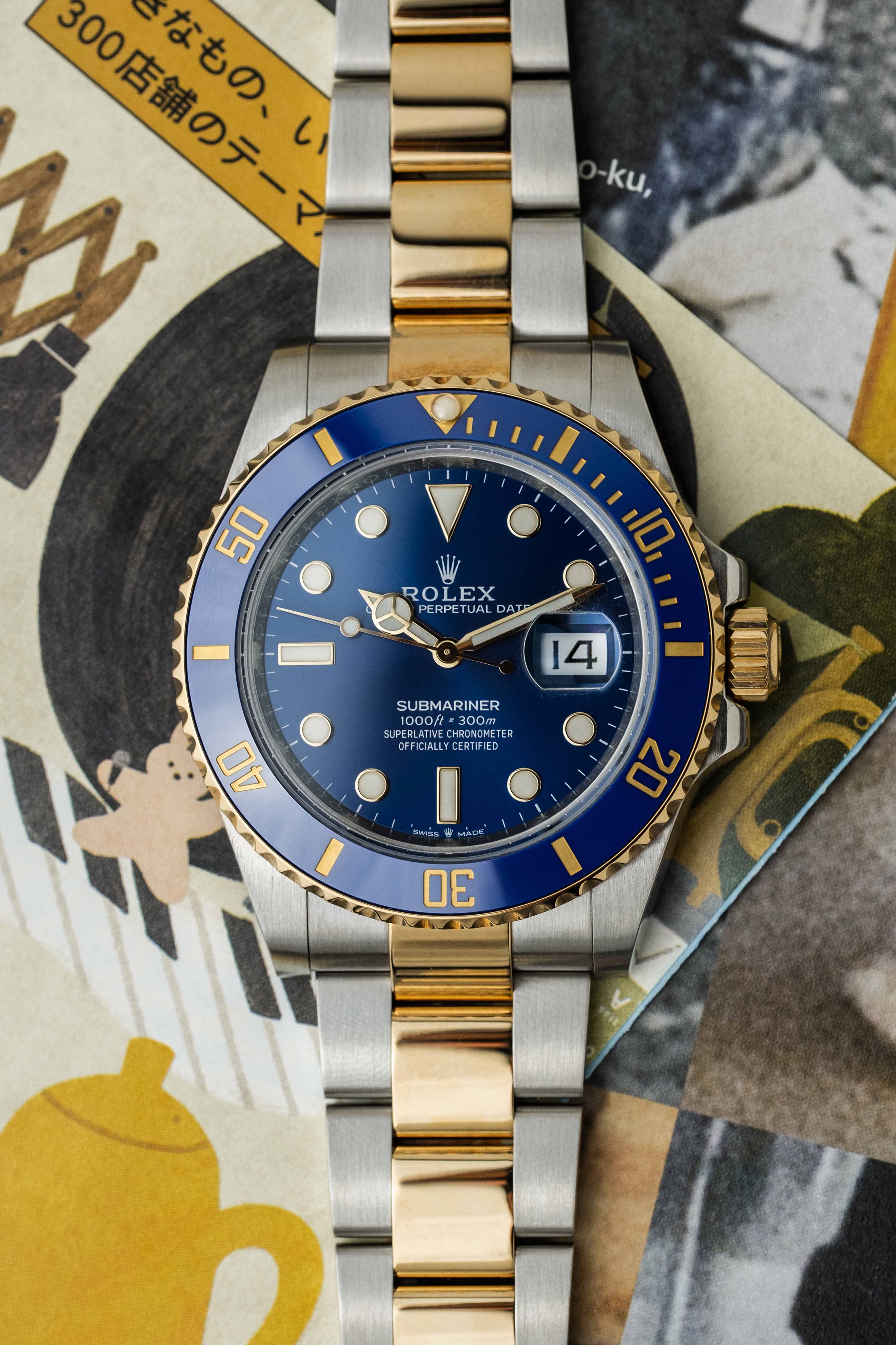 Rolex Submariner Date Ref. 126613LB 'Blue' Dial 2022 w/ Box & Papers
