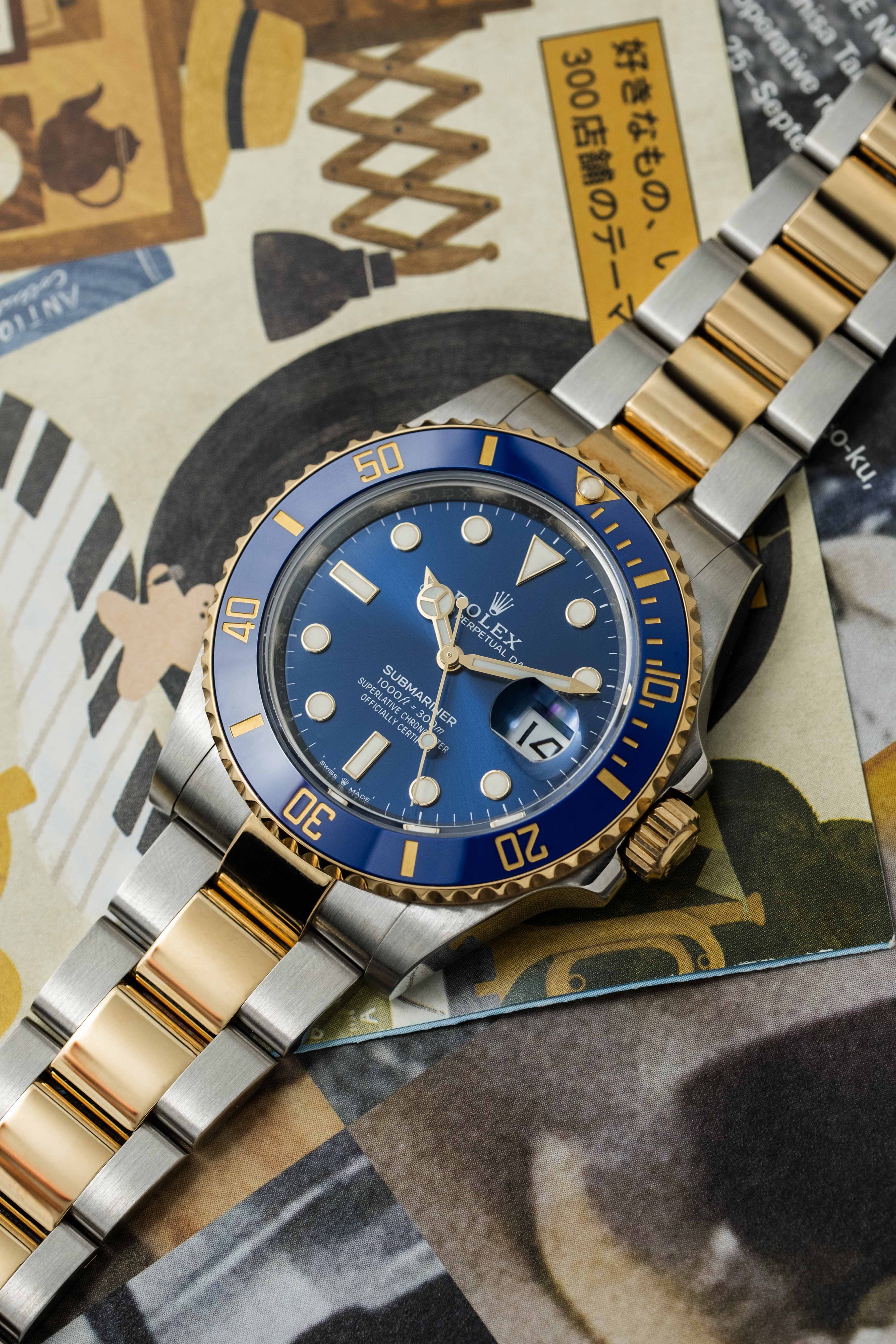 Rolex Submariner Date Ref. 126613LB 'Blue' Dial 2022 w/ Box & Papers