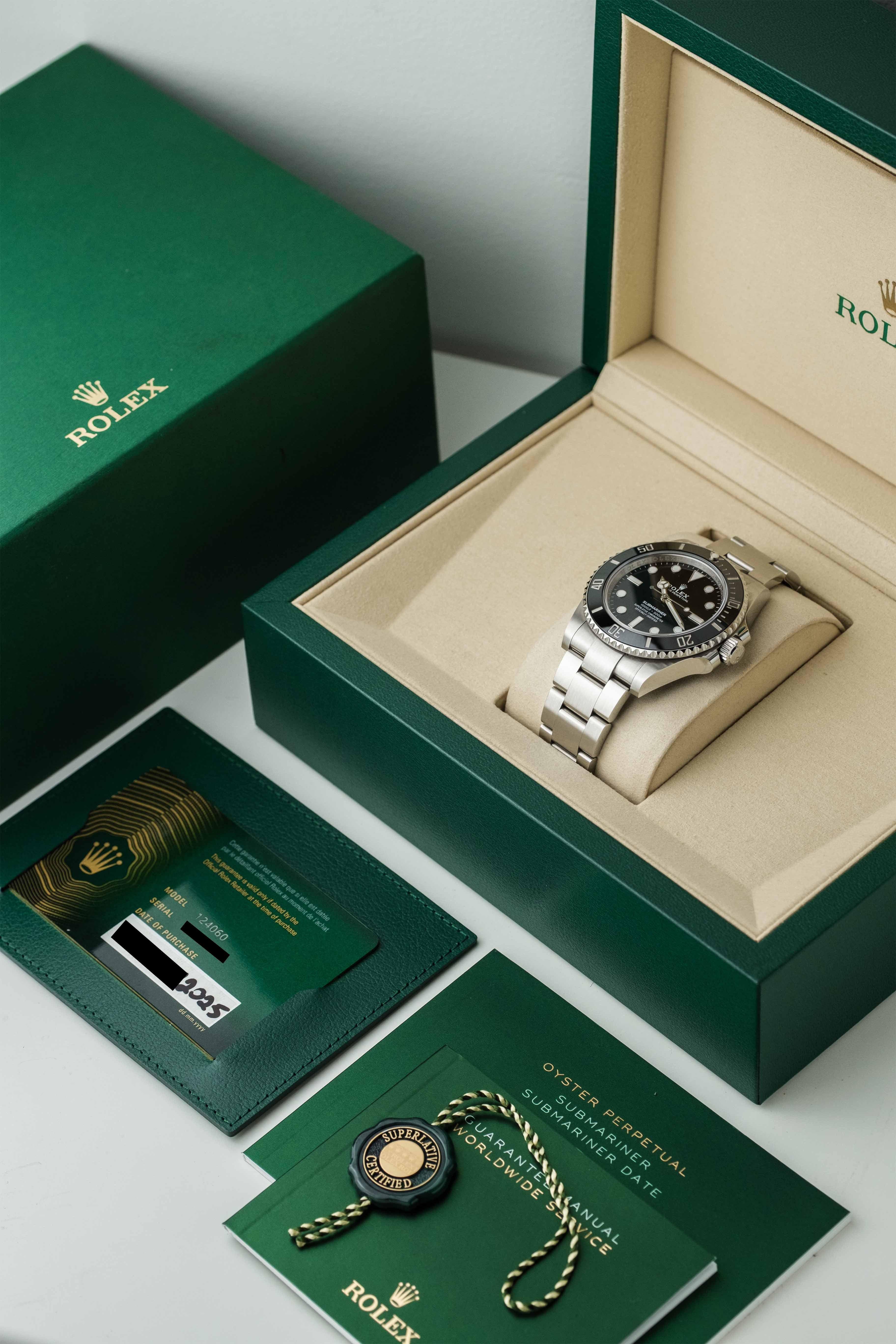 Rolex Submariner No-Date Ref. 124060 2025 w/ Box & Papers