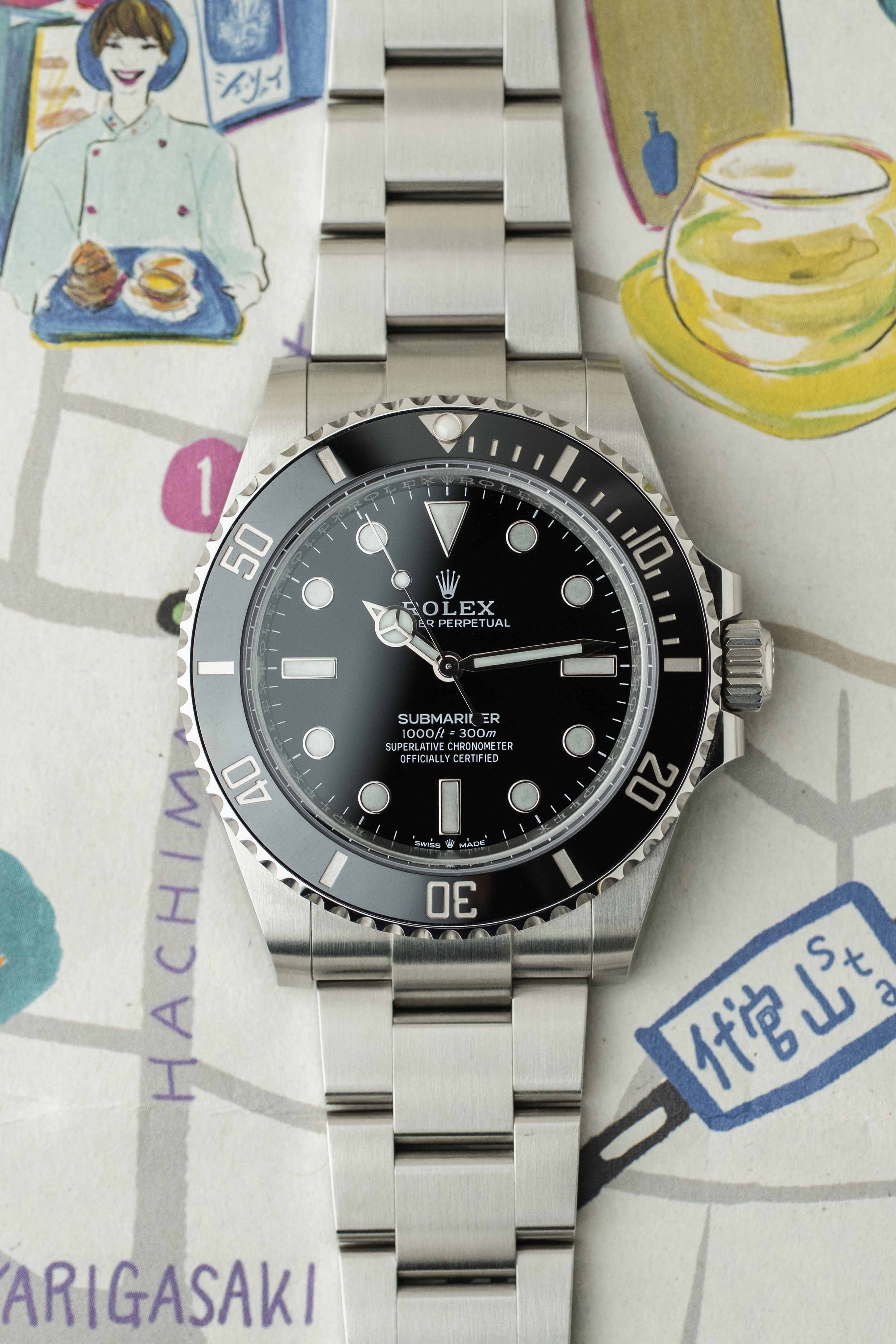 Rolex Submariner No-Date Ref. 124060 2025 w/ Box & Papers