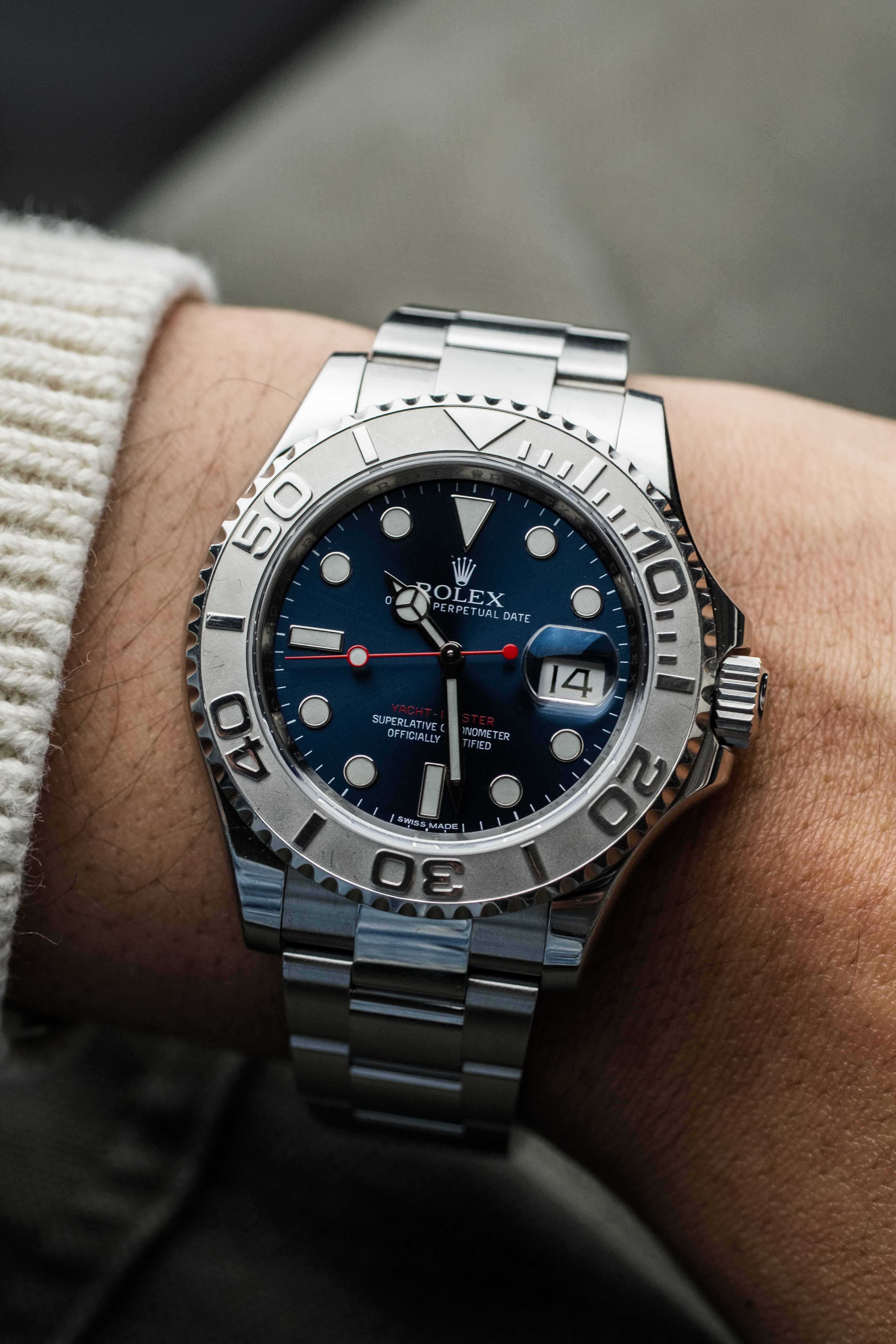 Rolex Yacht-Master Ref. 116622 'Blue' Dial 2014 w/ Box & Papers