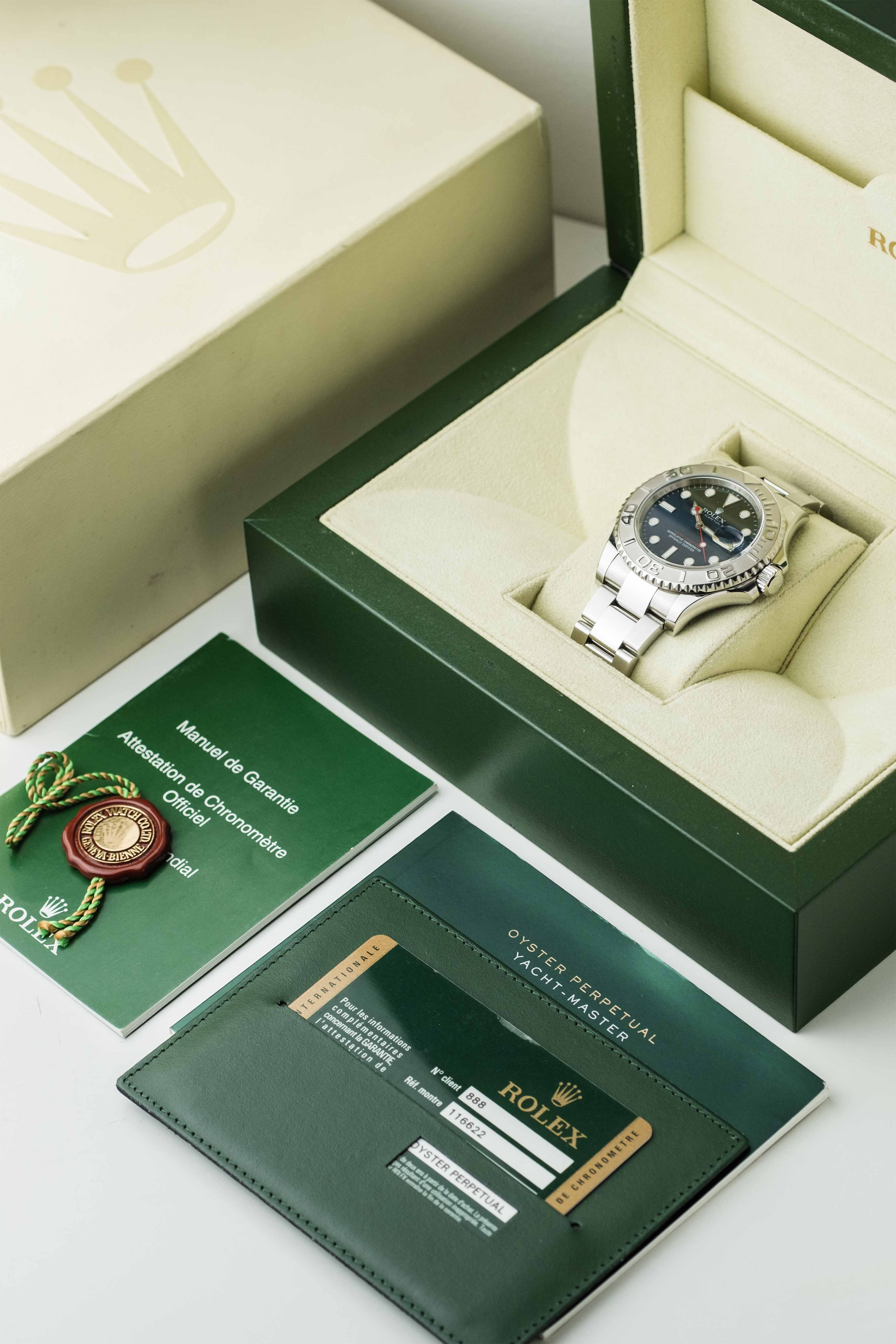 Rolex Yacht-Master Ref. 116622 'Blue' Dial 2014 w/ Box & Papers