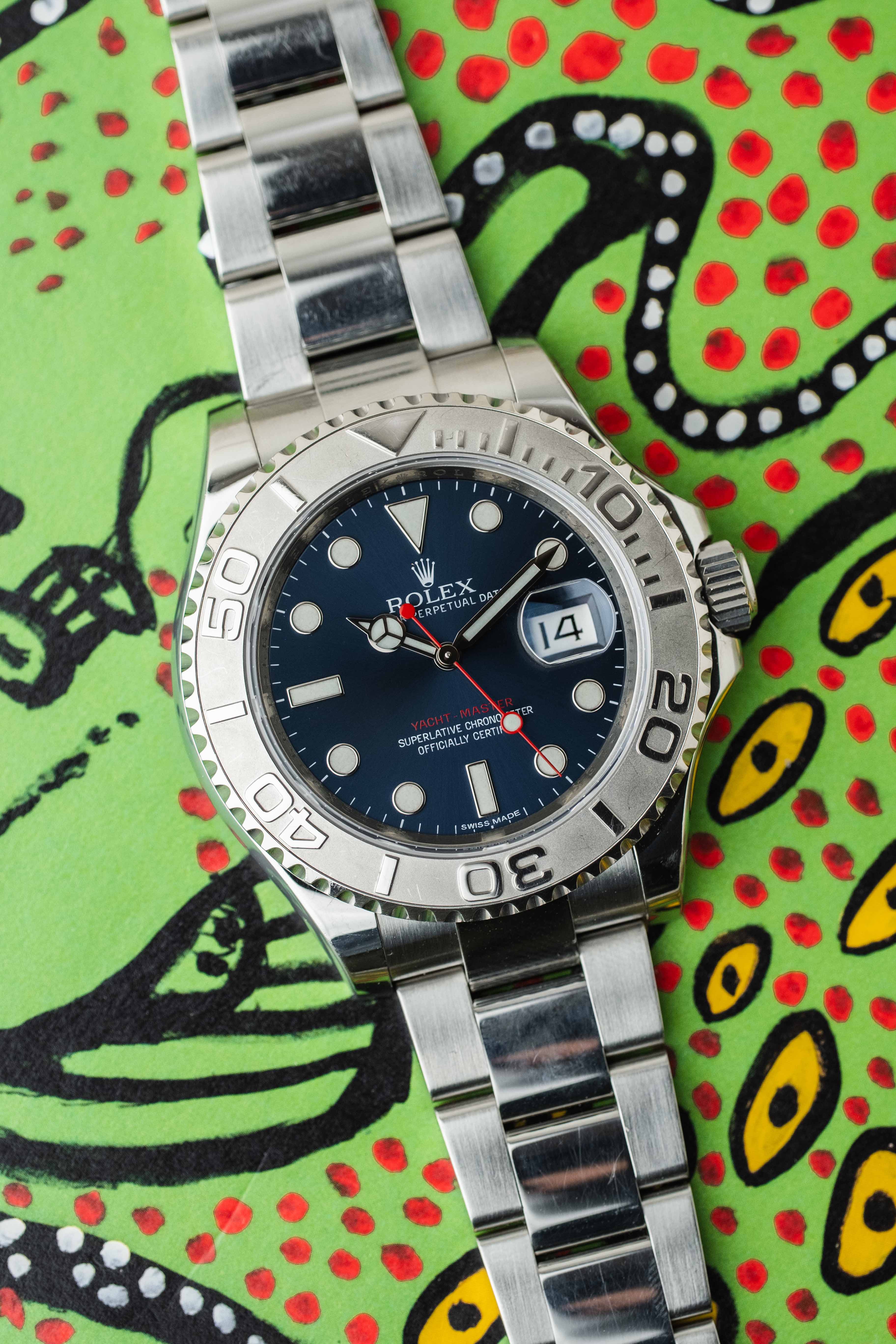 Rolex Yacht-Master Ref. 116622 'Blue' Dial 2014 w/ Box & Papers
