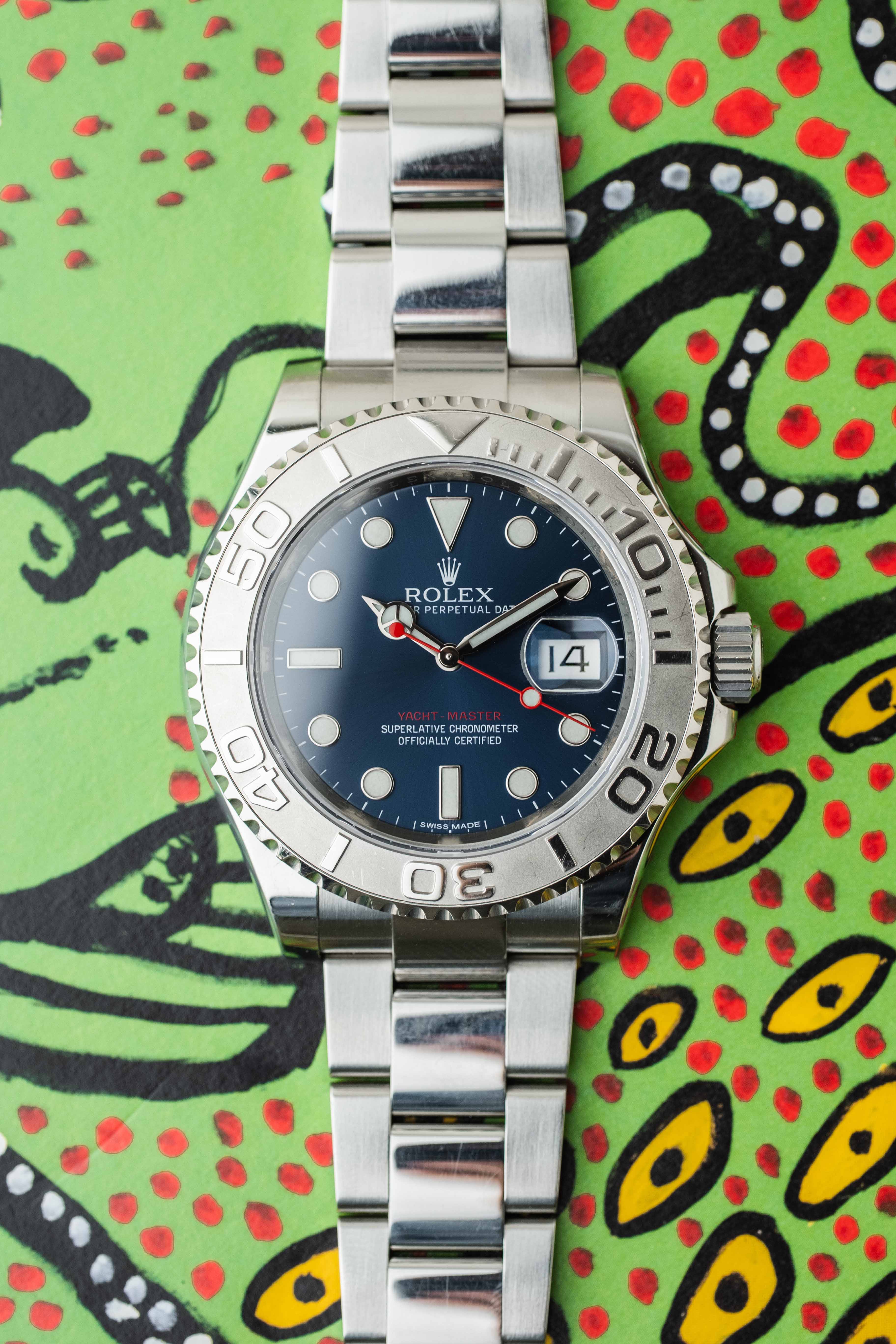 Rolex Yacht-Master Ref. 116622 'Blue' Dial 2014 w/ Box & Papers