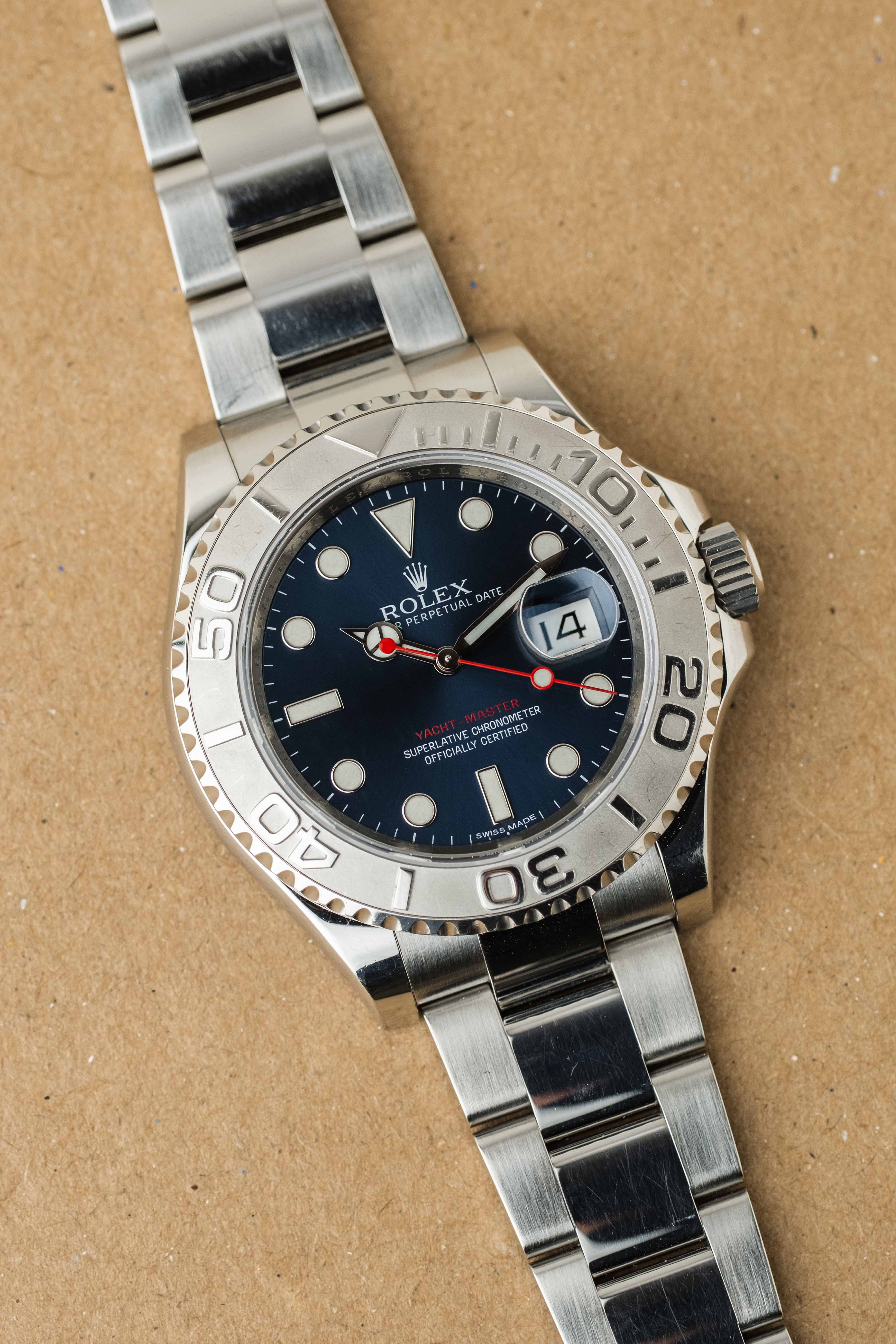 Rolex Yacht-Master Ref. 116622 'Blue' Dial 2014 w/ Box & Papers