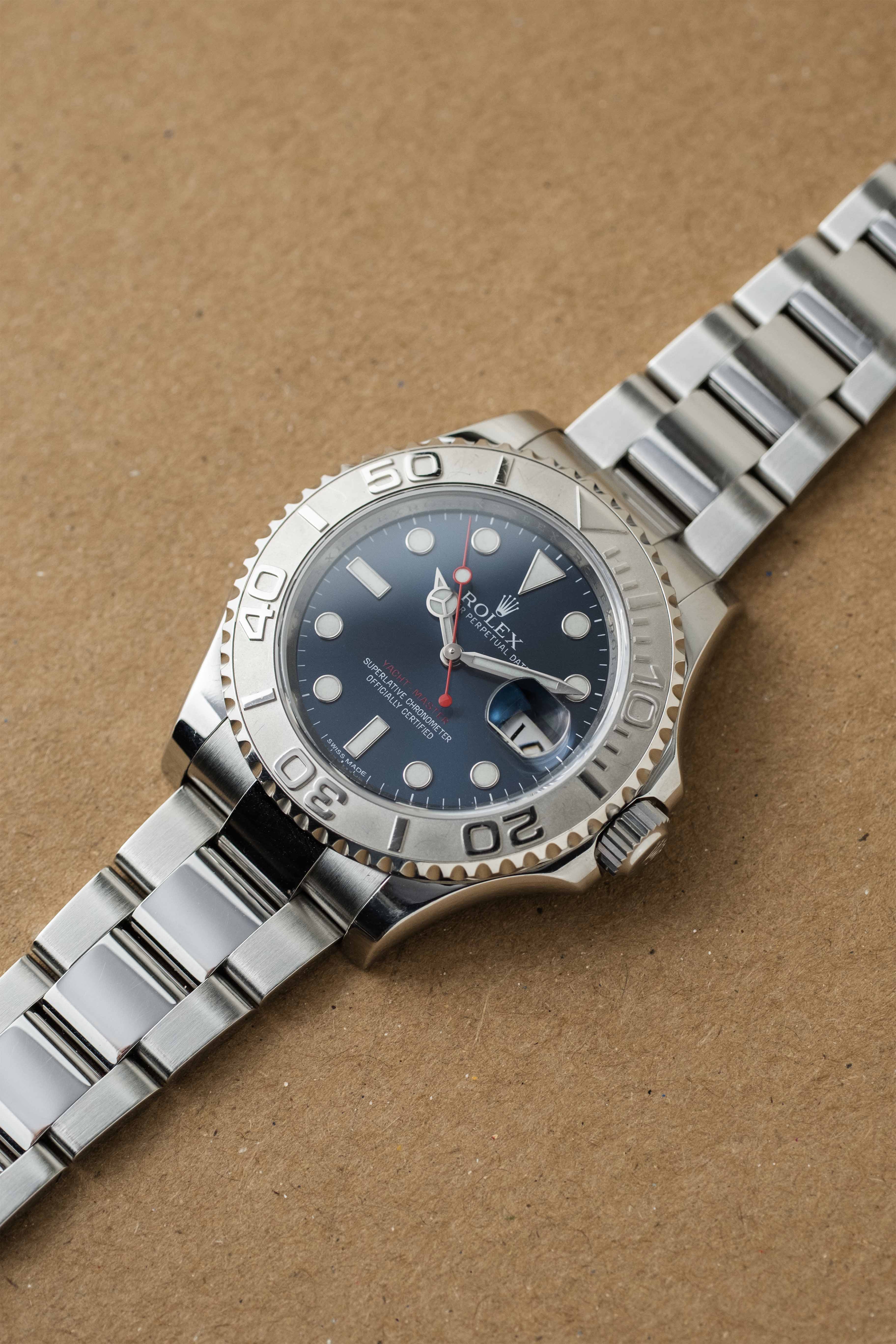 Rolex Yacht-Master Ref. 116622 'Blue' Dial 2014 w/ Box & Papers