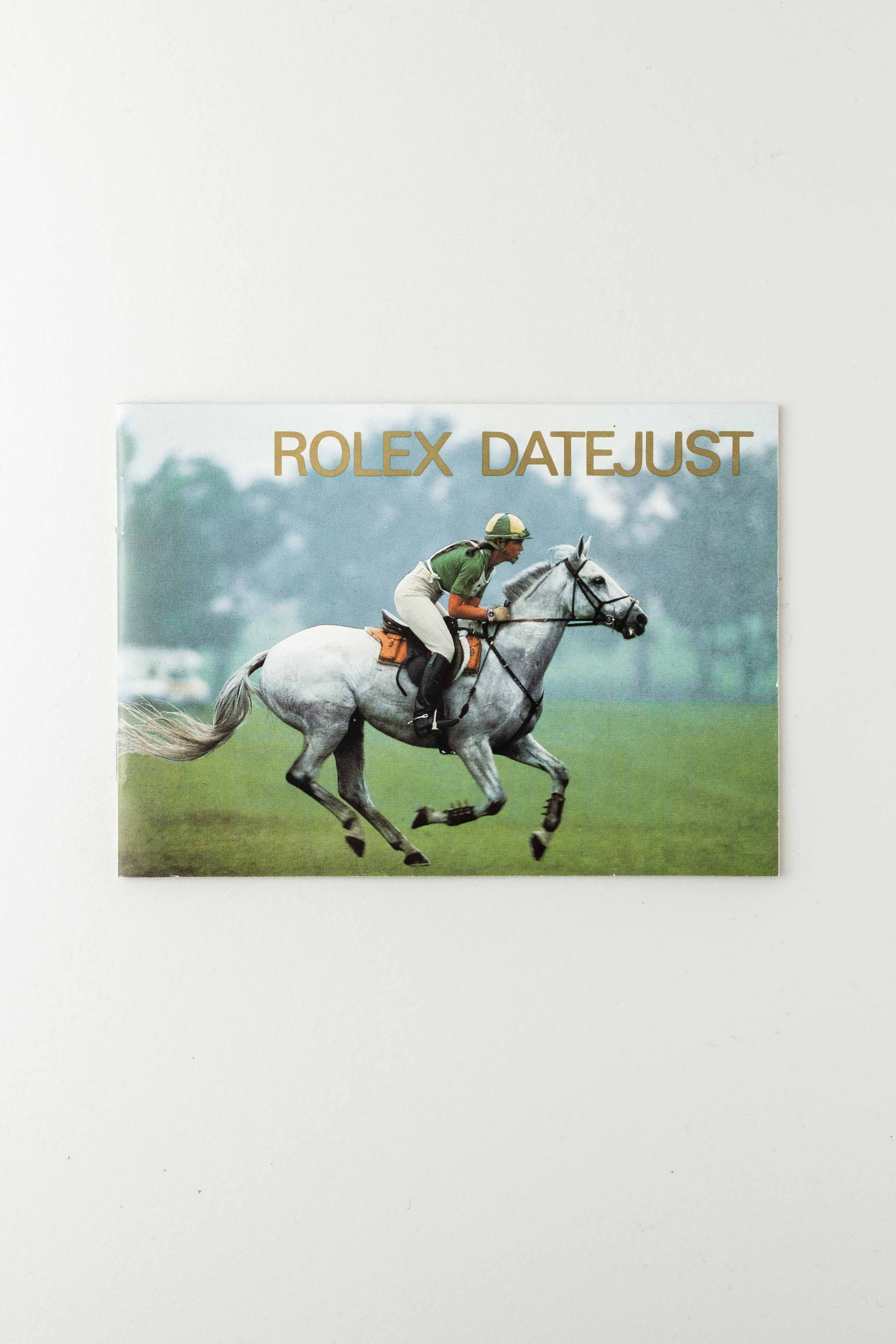 Rolex Datejust Booklet