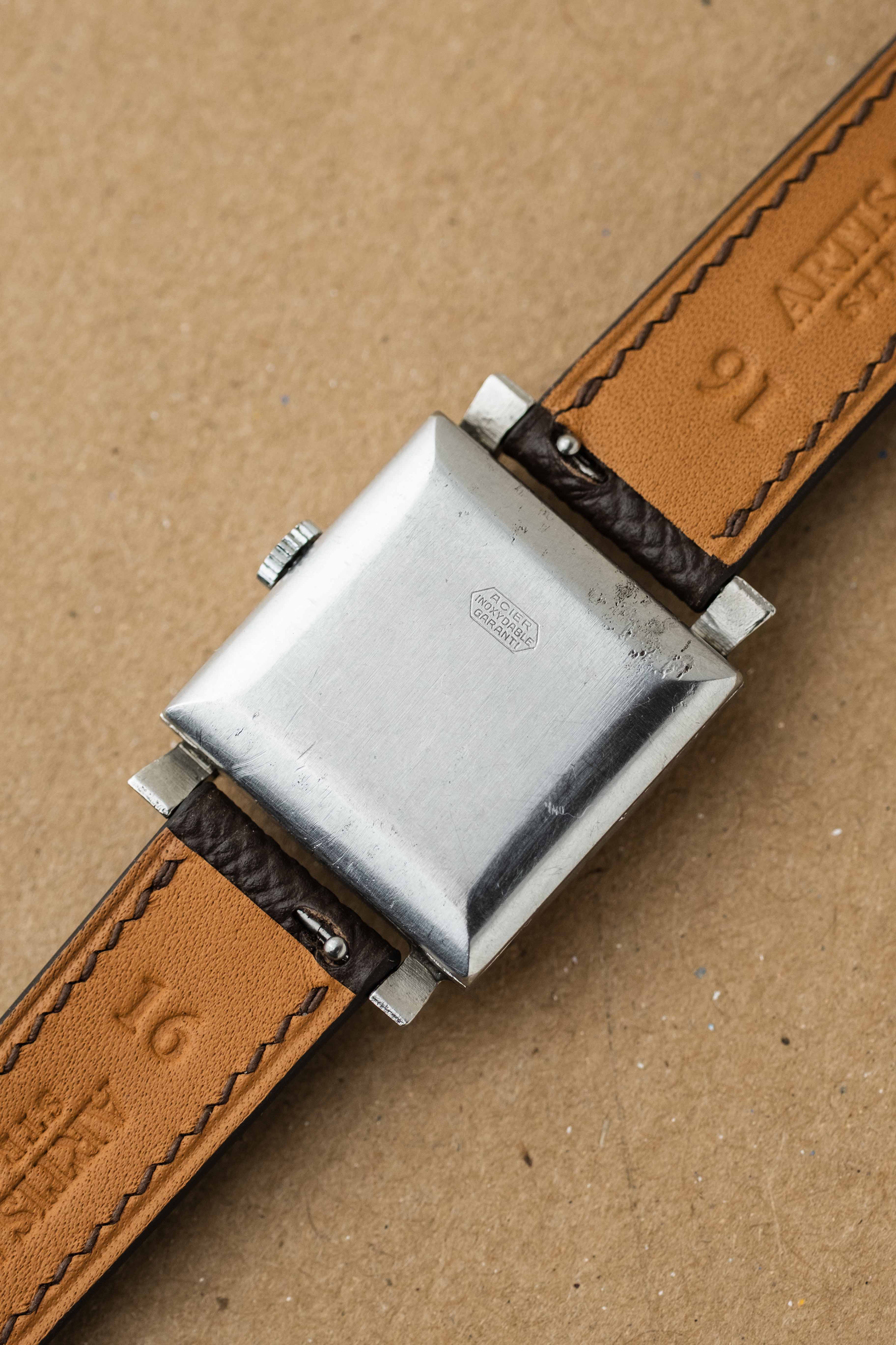 Universal Genéve Carrée Tank 'Art Deco' Dial 1940s
