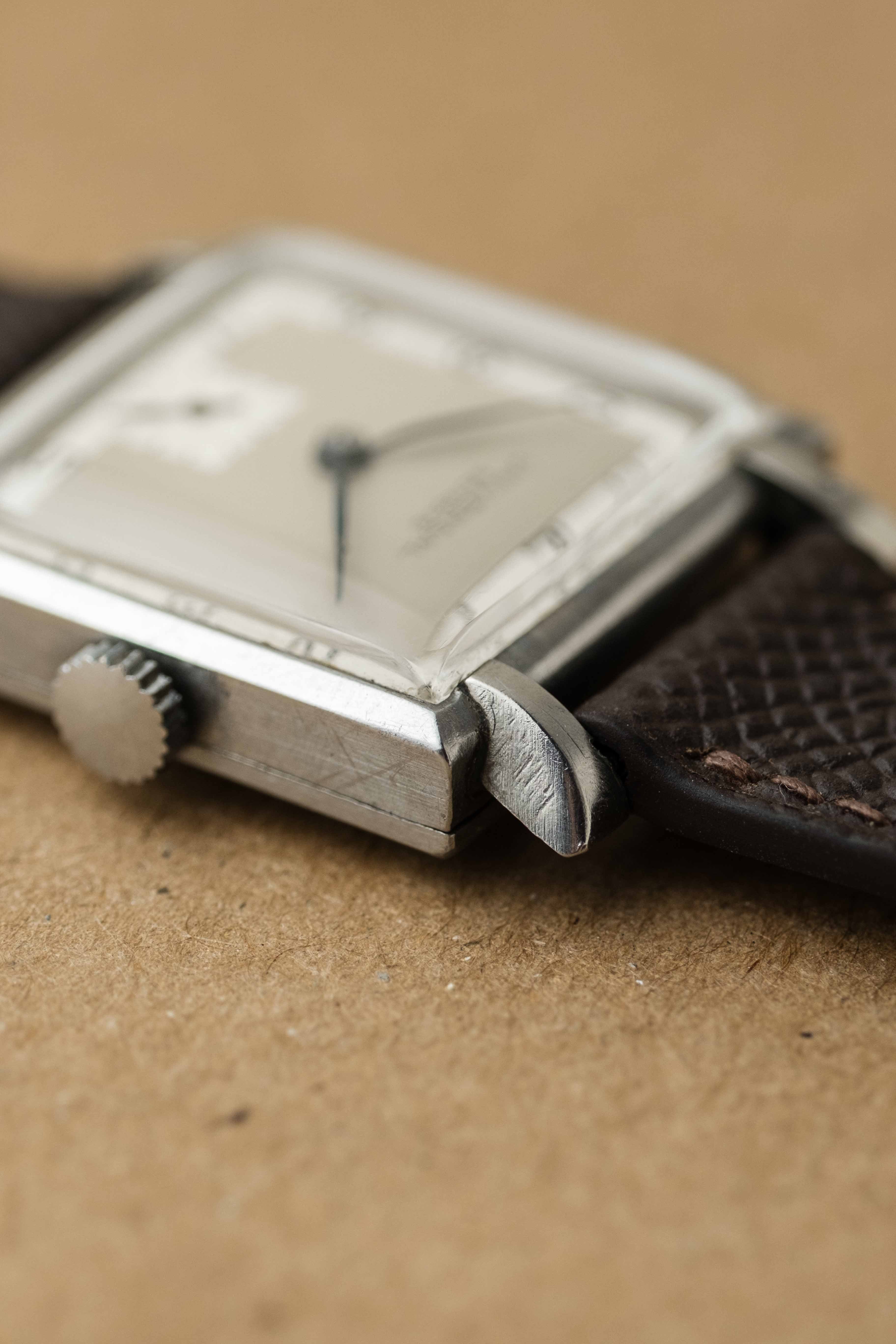 Universal Genéve Carrée Tank 'Art Deco' Dial 1940s