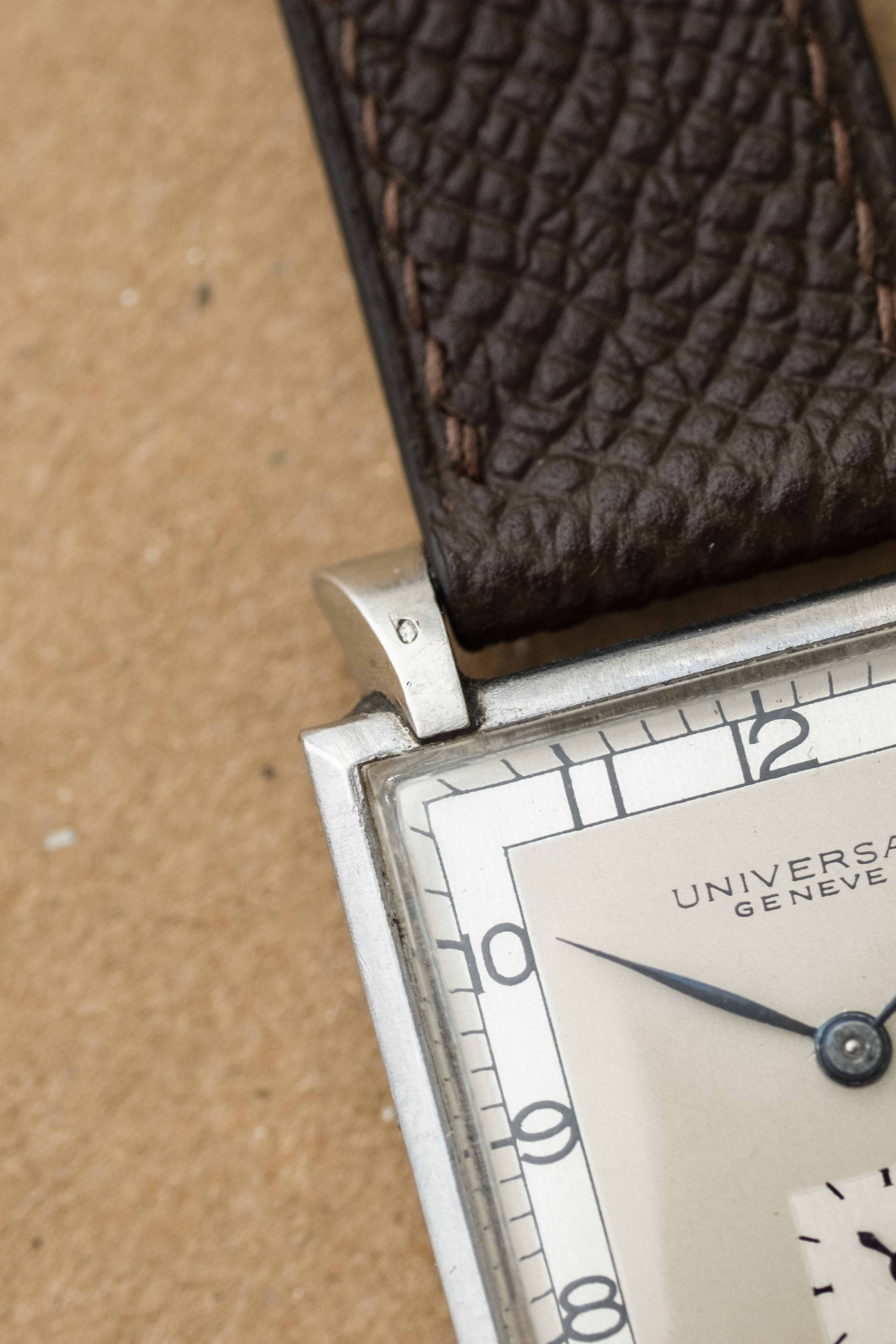 Universal Genéve Carrée Tank 'Art Deco' Dial 1940s