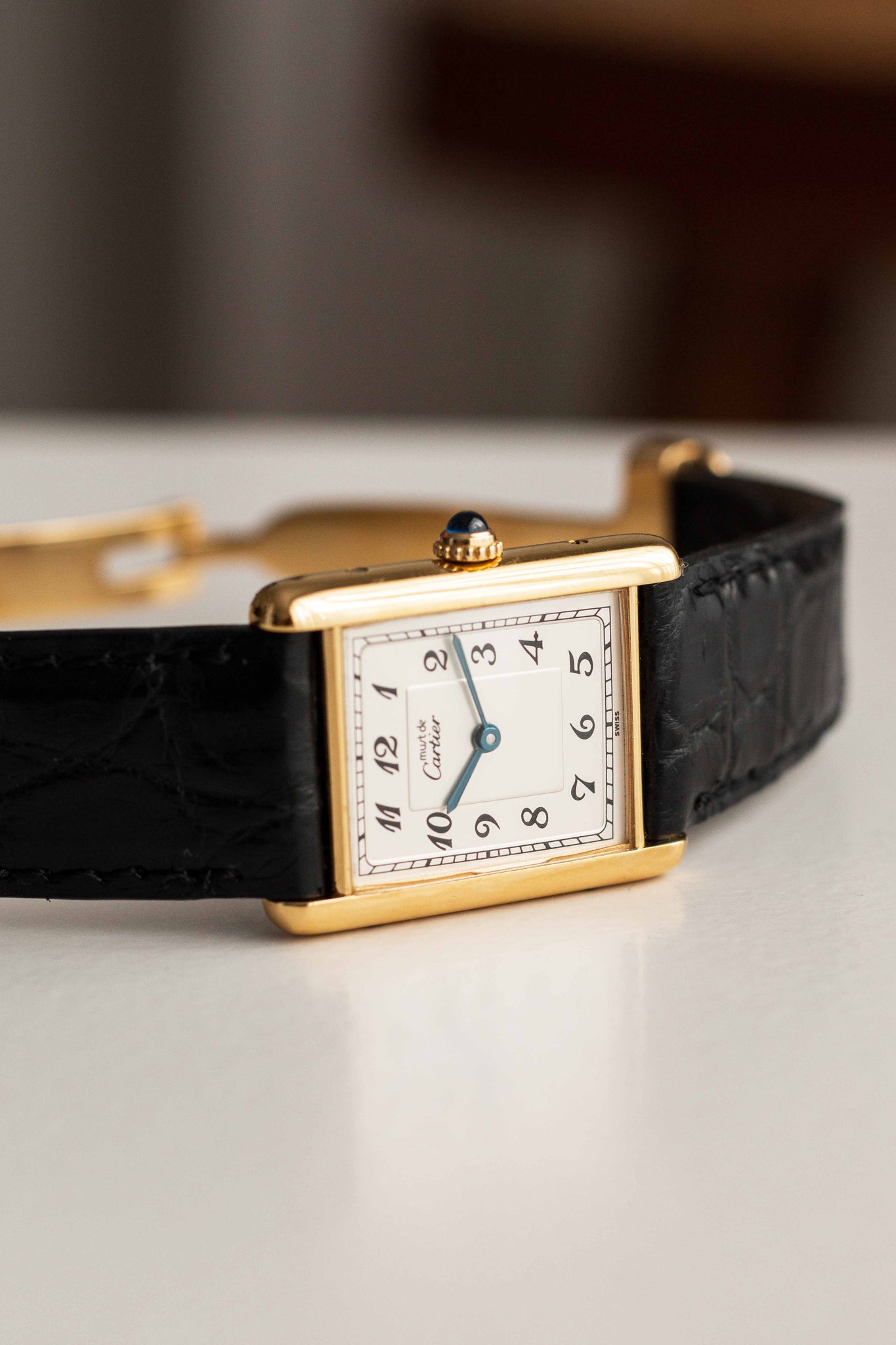 Cartier Tank Must De Cartier ‘Breguet' Dial Ref. 590005 1990's