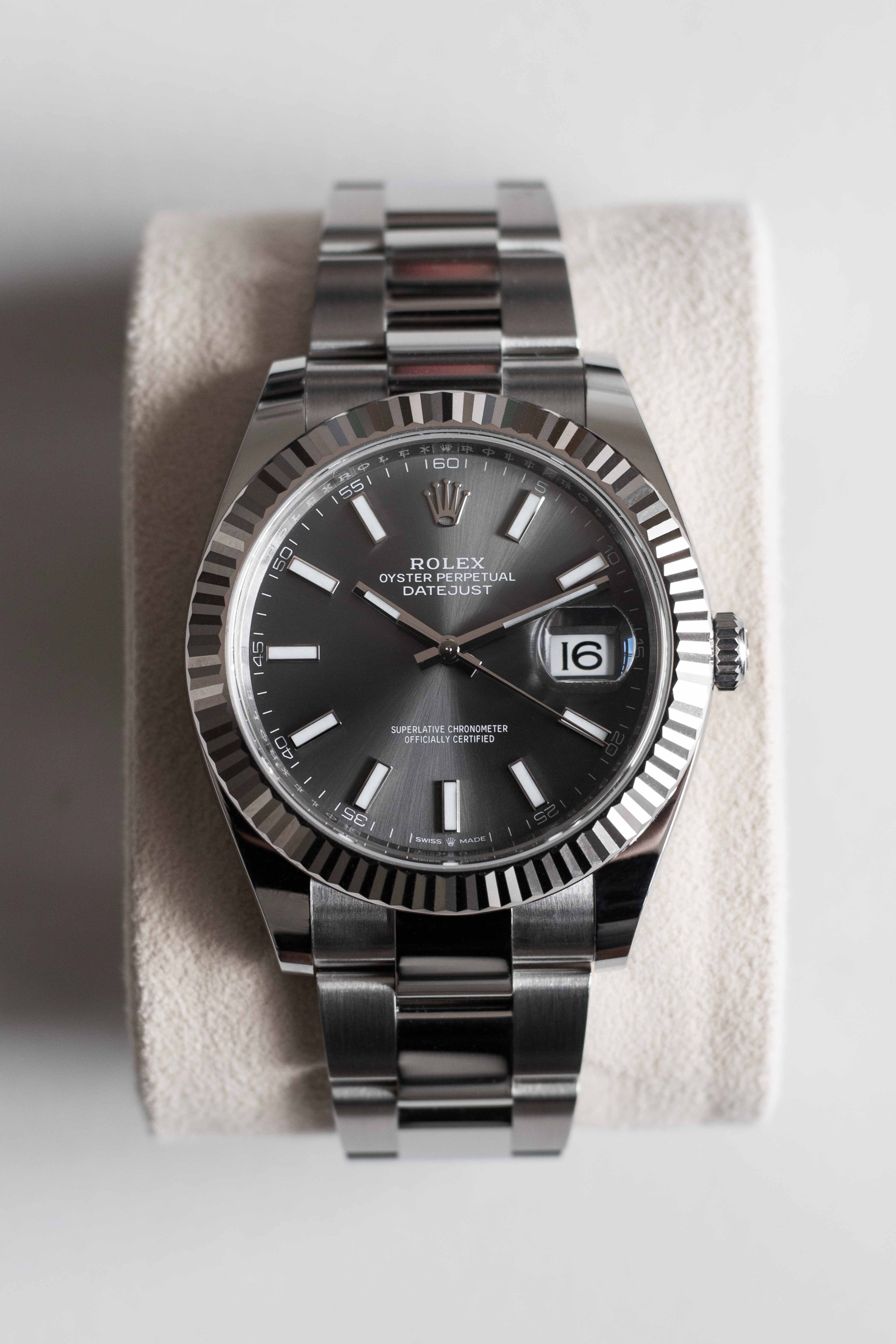 Sporvogn kig ind servitrice Rolex Datejust 41 Ref. 126334 'Rhodium' Dial 2022 w/ Box & Papers (Brand  New) | Vintage & Pre-Owned Luxury Watches – Wynn & Thayne