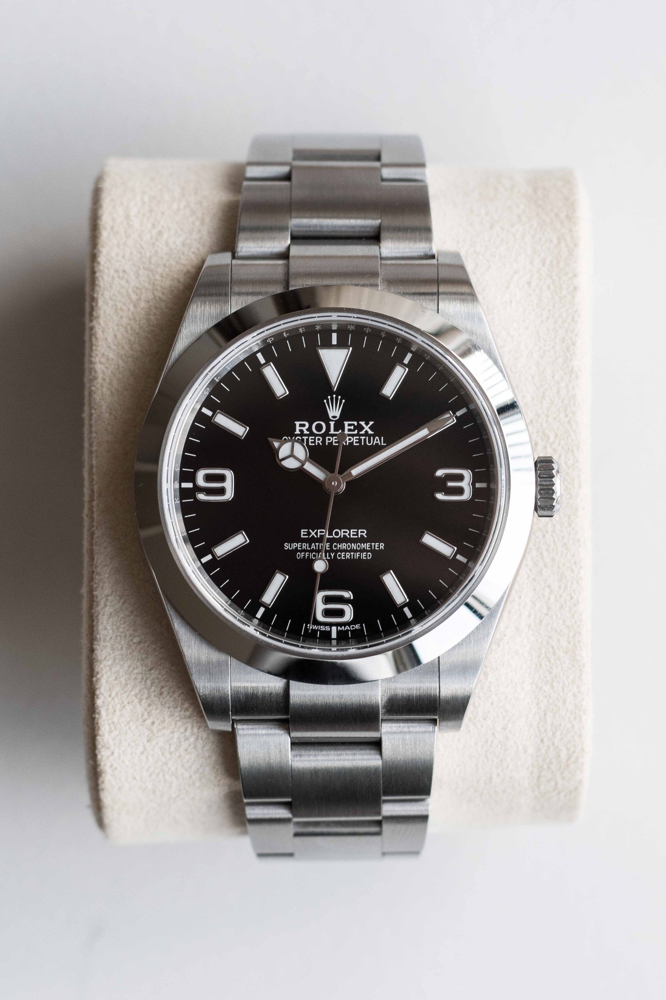 udvande Danser Fælles valg Rolex Explorer I 39mm Ref. 214270 2019 w/ Box & Papers | Vintage &  Pre-Owned Luxury Watches – Wynn & Thayne