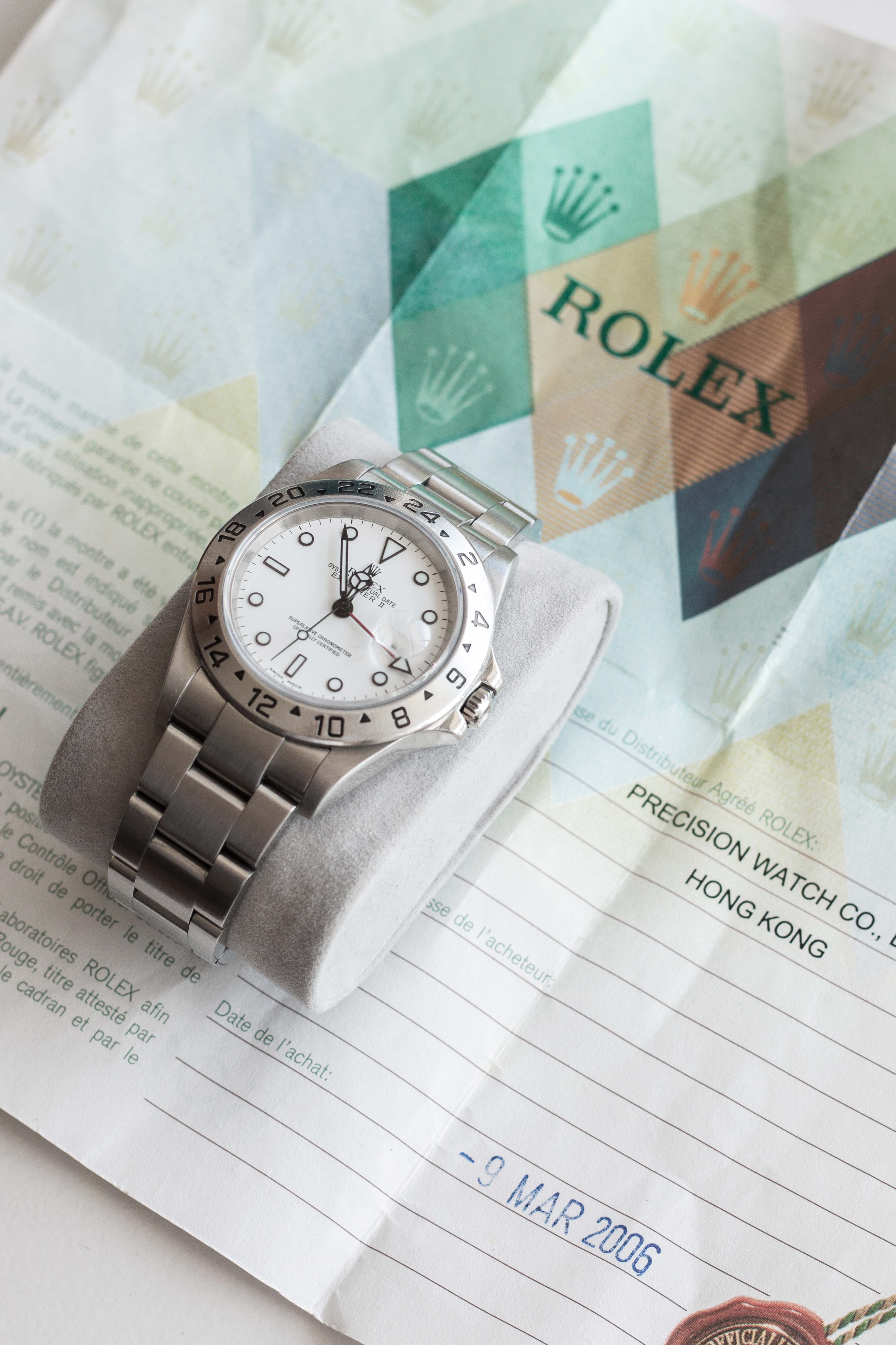 Rolex Explorer II ‘Polar’ Ref. 16570 2006 w/ Papers