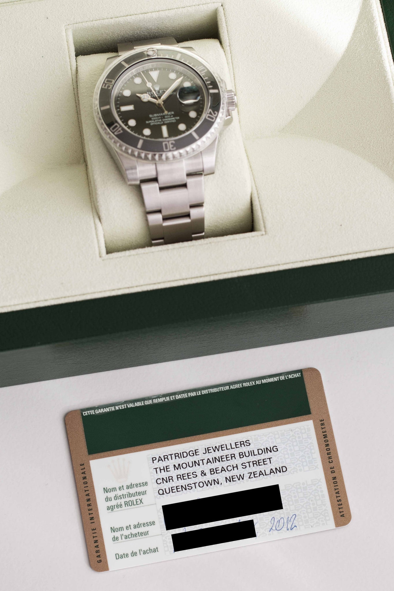 Rolex Submariner Ref. 116610LN Date 2012 w/ Box & Papers