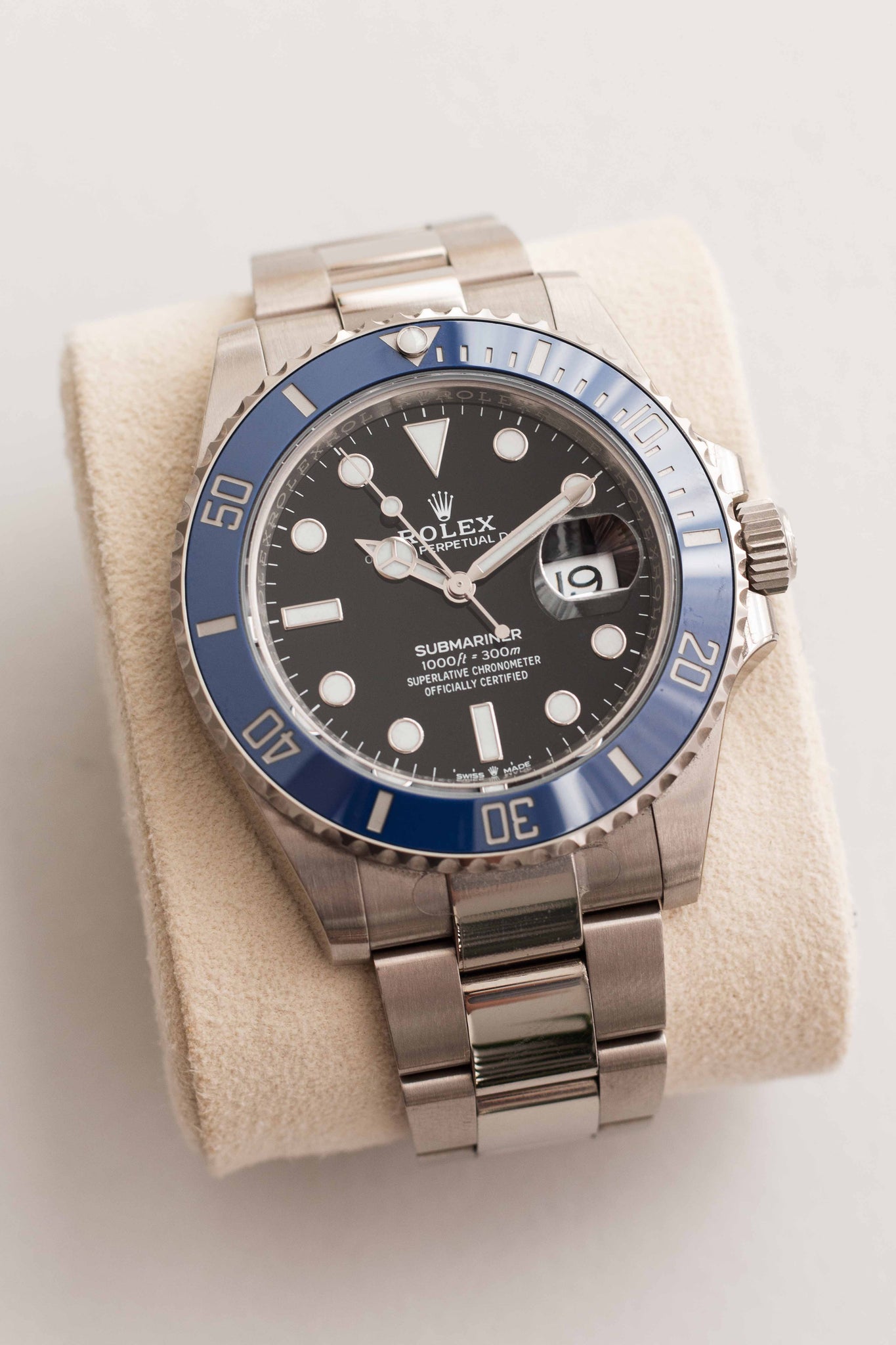 Rolex Submariner White Gold Ref. 126619LB Date 2021 w/ Box & Papers